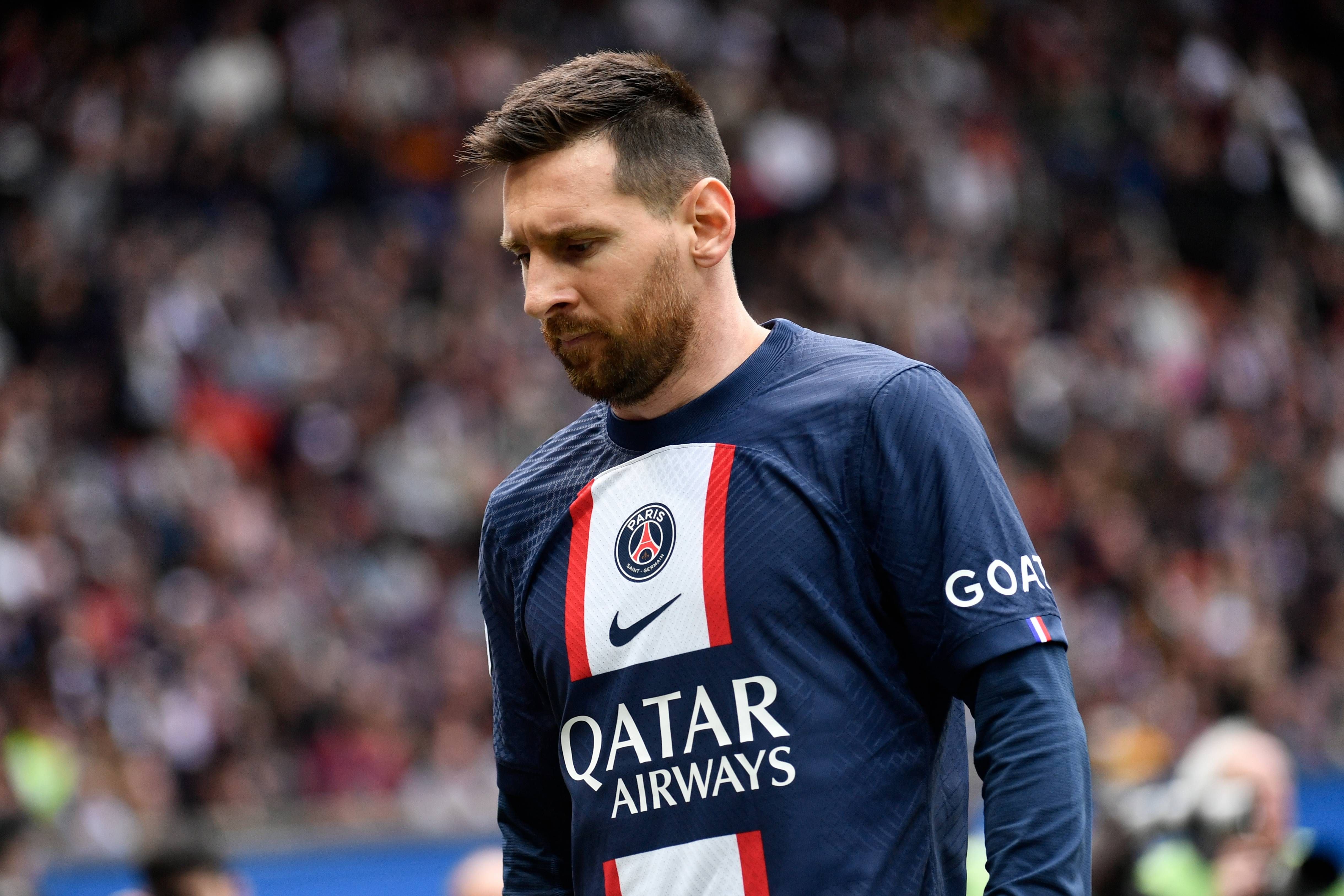  Leo Messi con la camiseta del PSG. Fuente: Cordon Press
