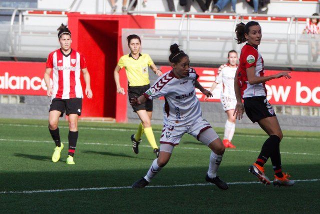  Ainhoa V. Moraza marcó el primer gol ante el Fundación Albacete.