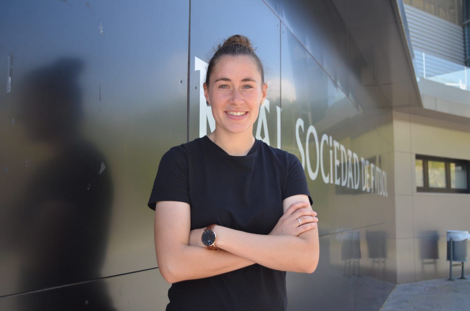  Nuria Mendoza, jugadora de la Real Sociedad.