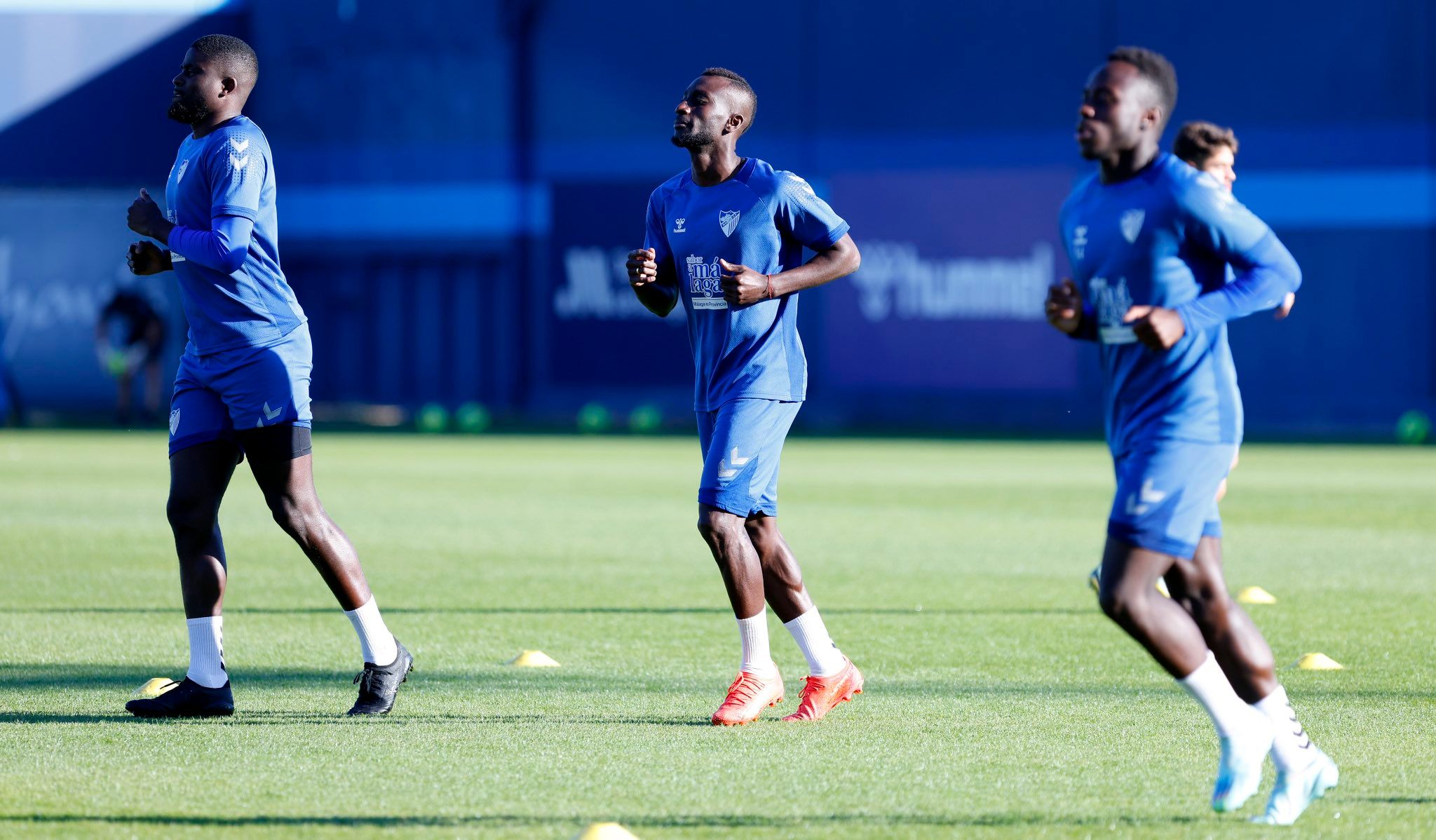 Primer entrenamiento de Lago Junior con el Málaga (Foto: MCF).