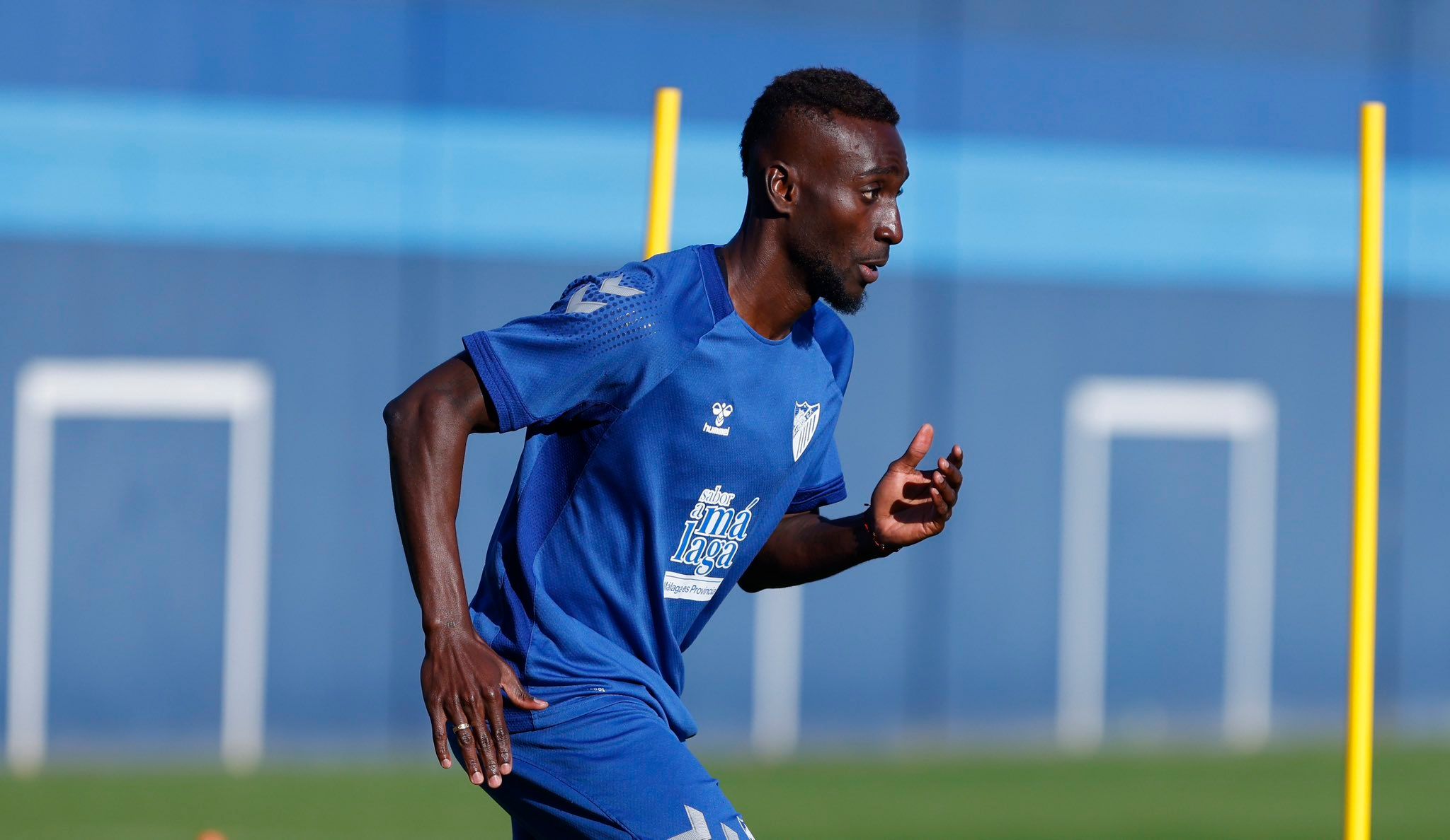  Primer entrenamiento de Lago Junior con el Málaga.
