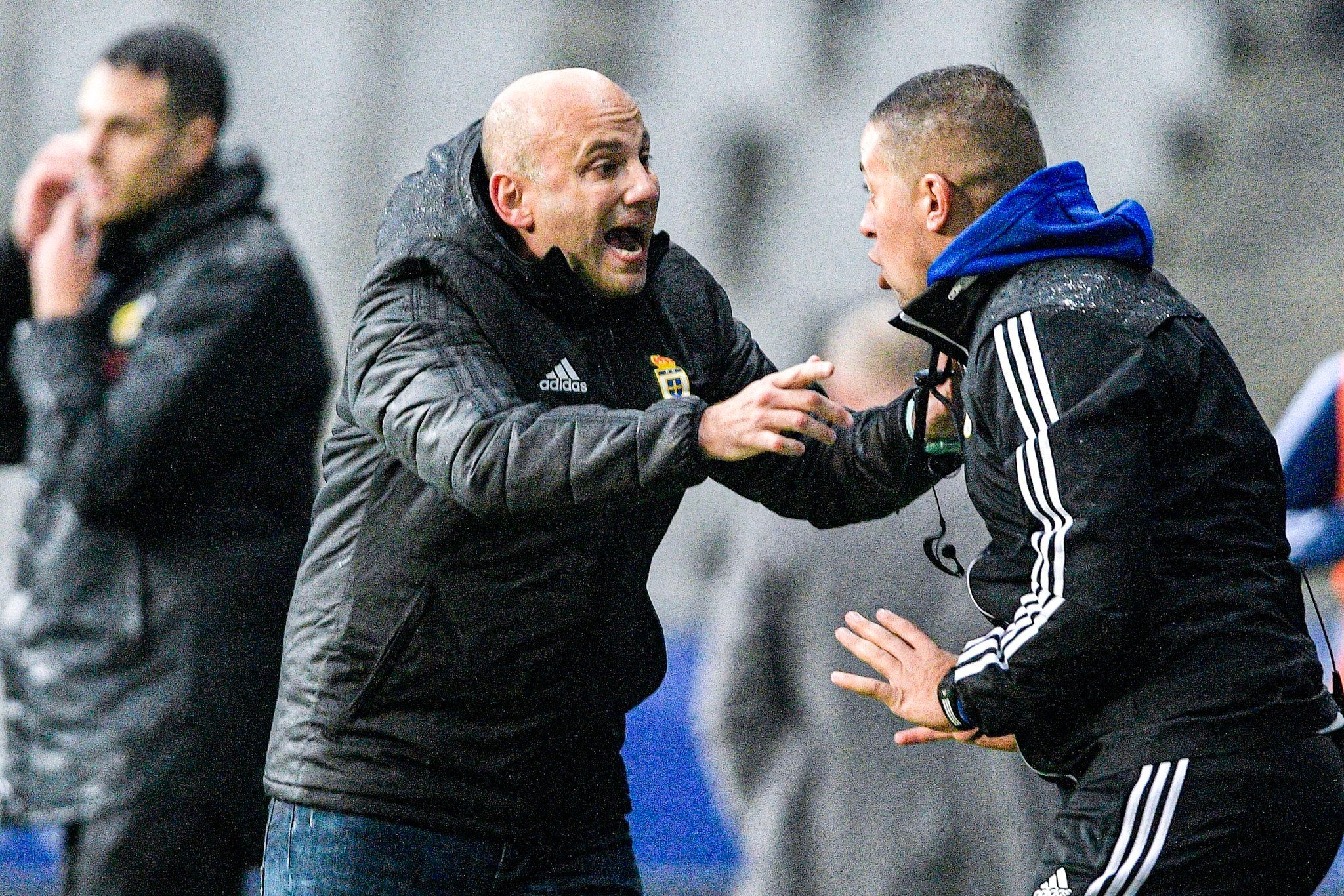 Rozada, durante un partido.