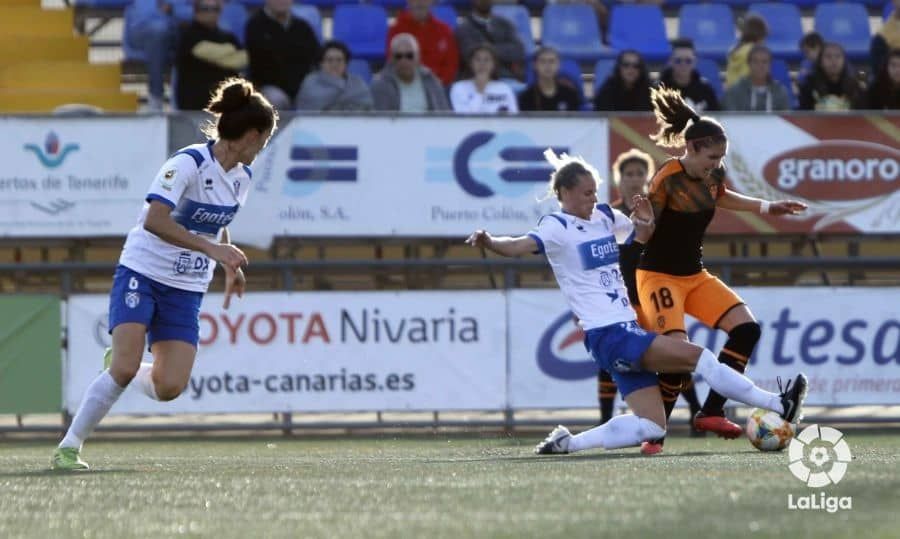 El Valencia CF Femenino sigue sin levantar cabeza y cae en Tenerife (2-0)
