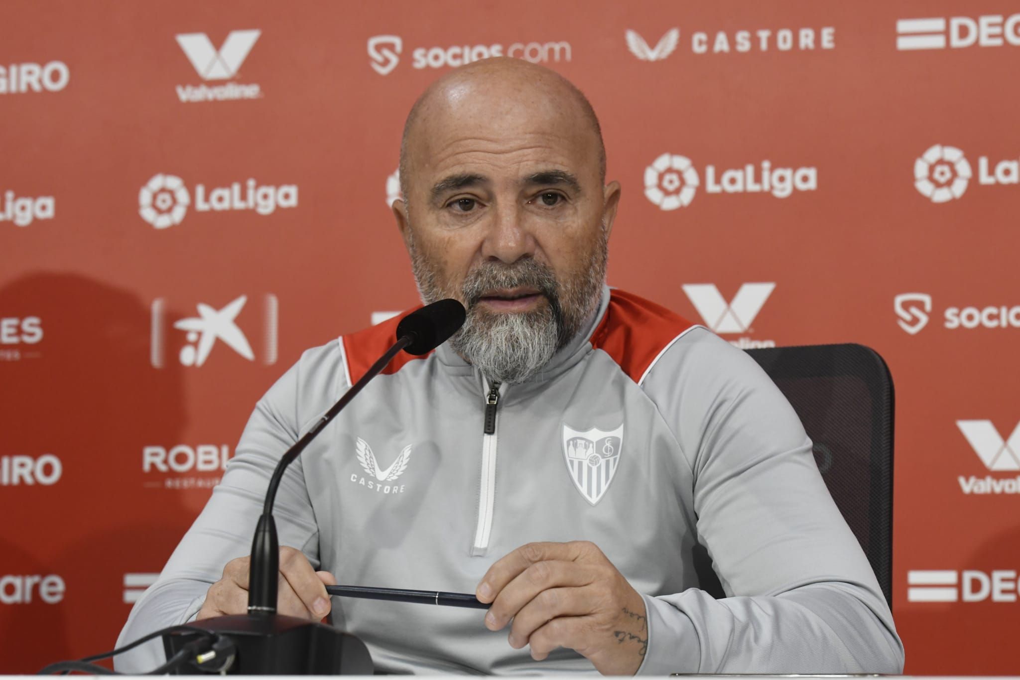  Sampaoli, en la sala de prensa
