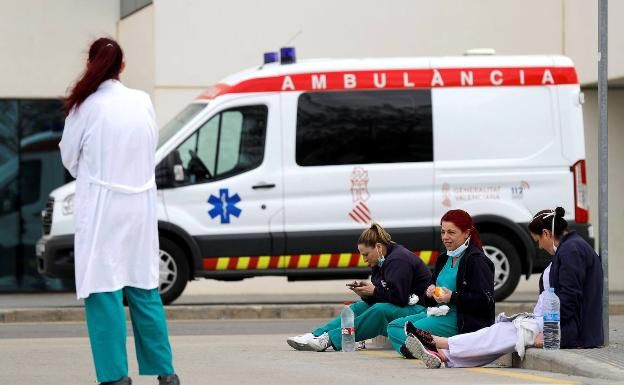  Sanitarios en la lucha contra el coronavirus