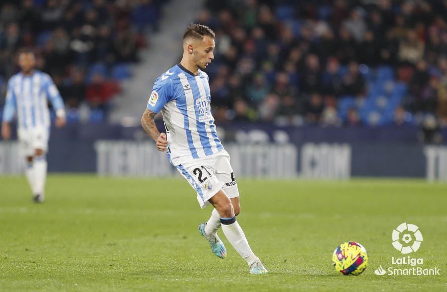 Fran Villalba, en el Levante-Málaga.