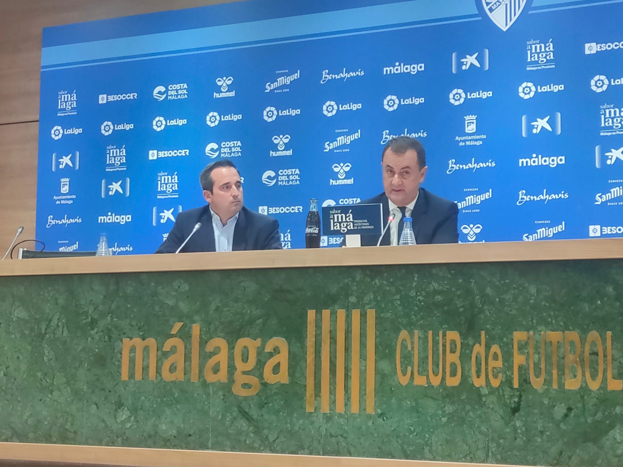  Rueda de prensa de José María Muñoz y Kike Pérez.