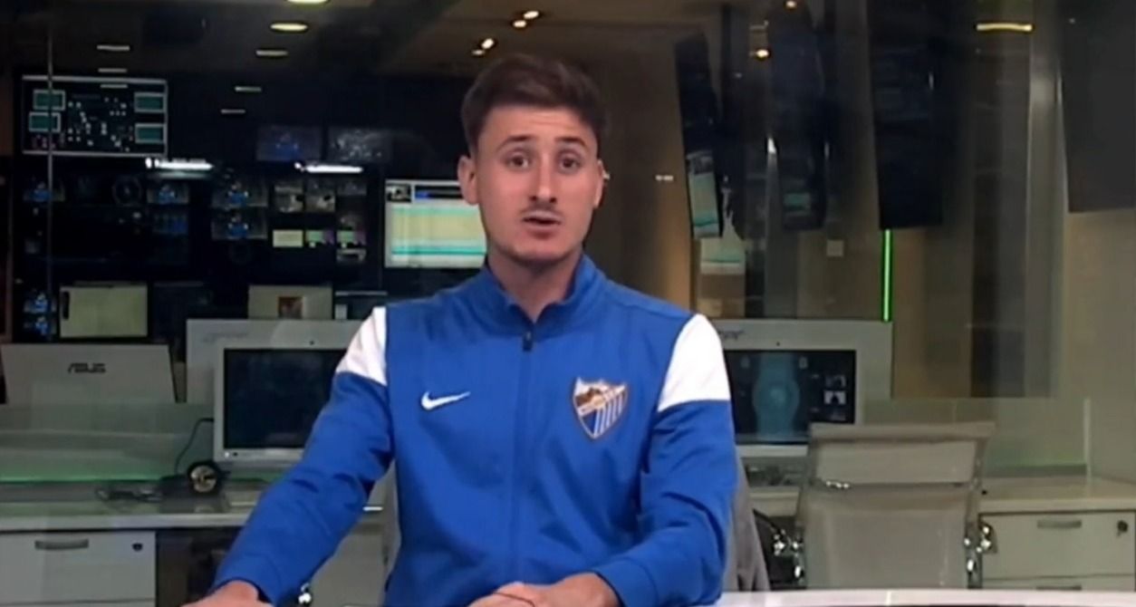  Los presentadores de televisión que cautivan a las redes con el chándal del Málaga y reguetón.