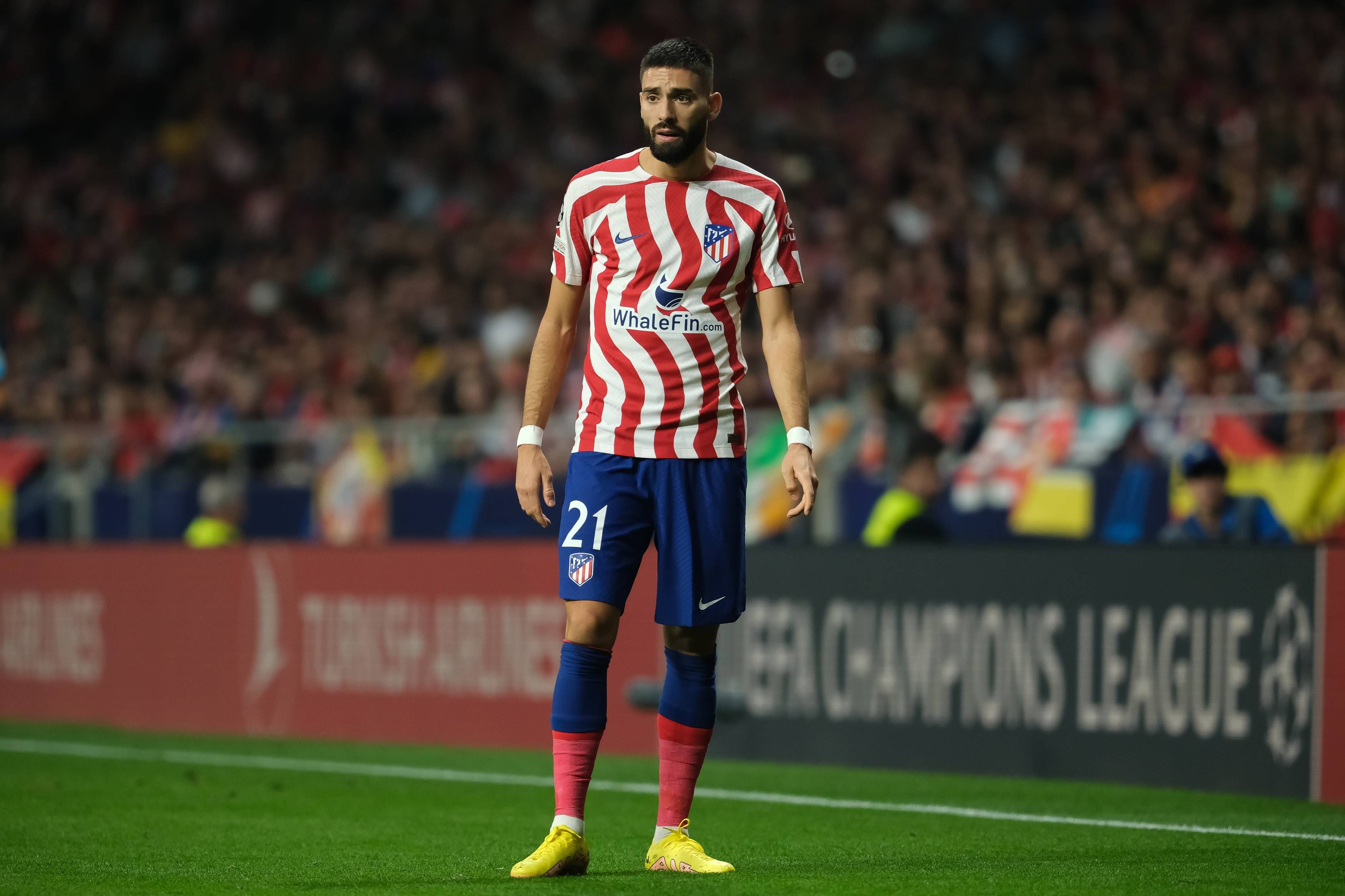 Yannick Carrasco, en un partido del Atlético de Madrid (Foto: Cordon Press).