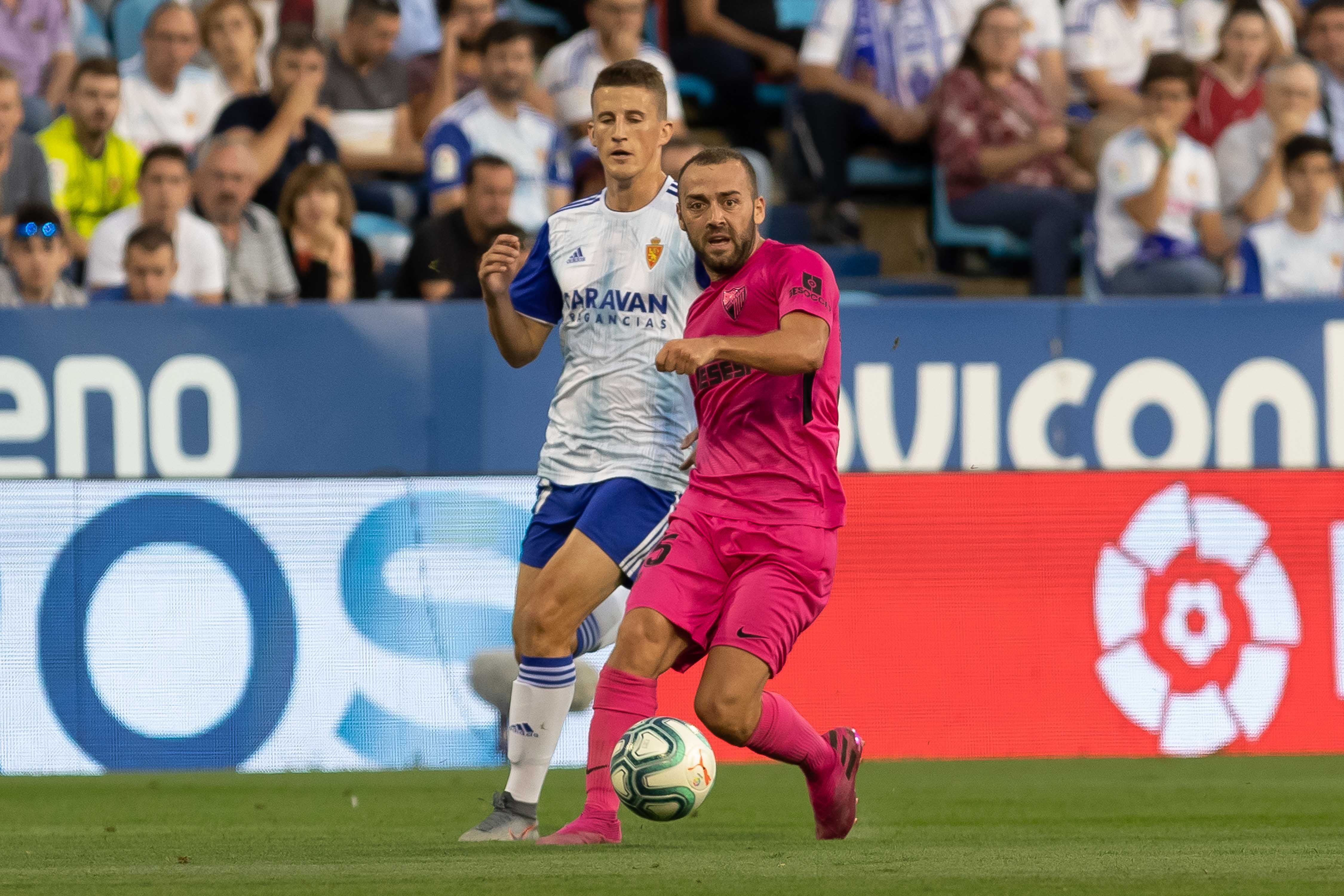  Keidi Bare, durante el Zaragoza-Málaga Fotos: Dani Marzo)