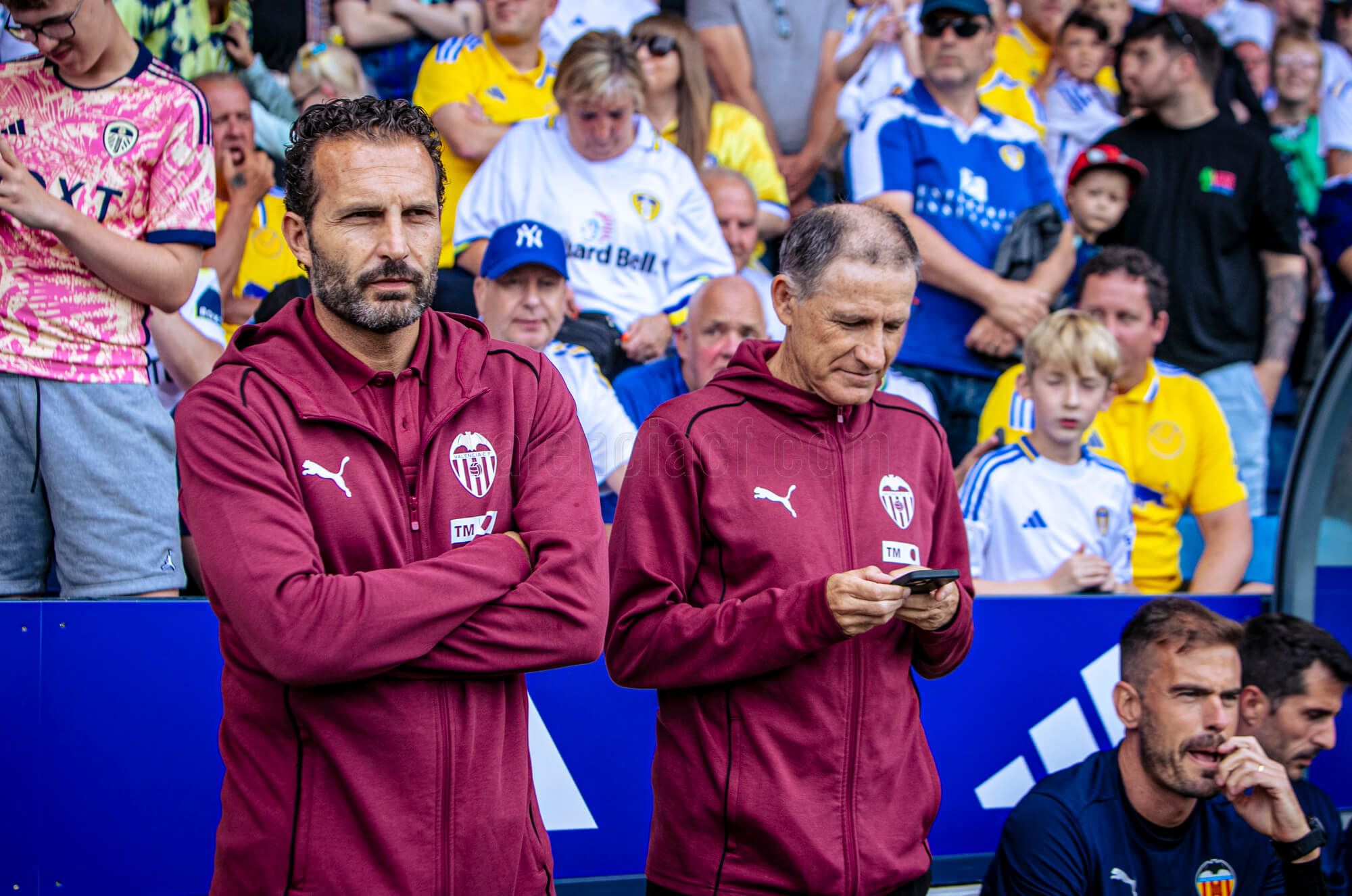  Rubén Baraja, en el Leeds United - Valencia CF.