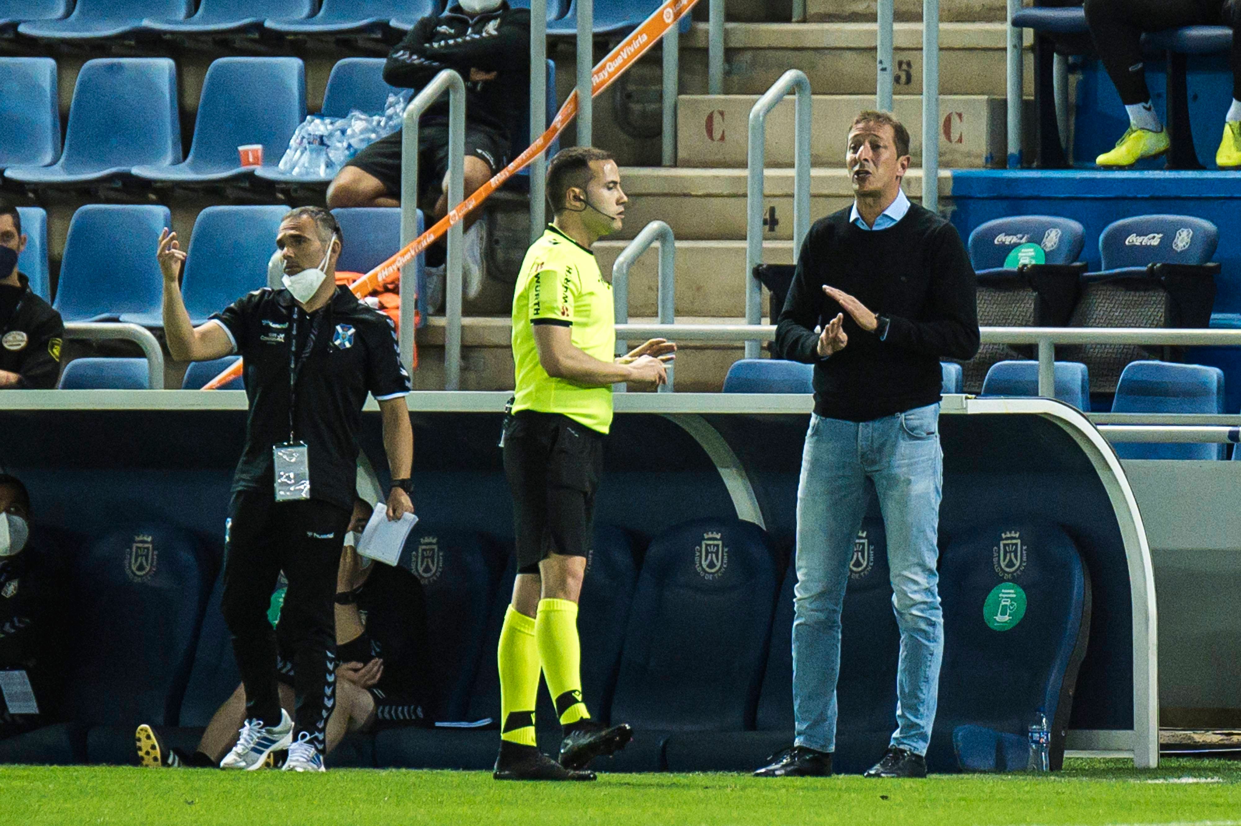 Luis Miguel Ramis en su última etapa en el Tenerife.