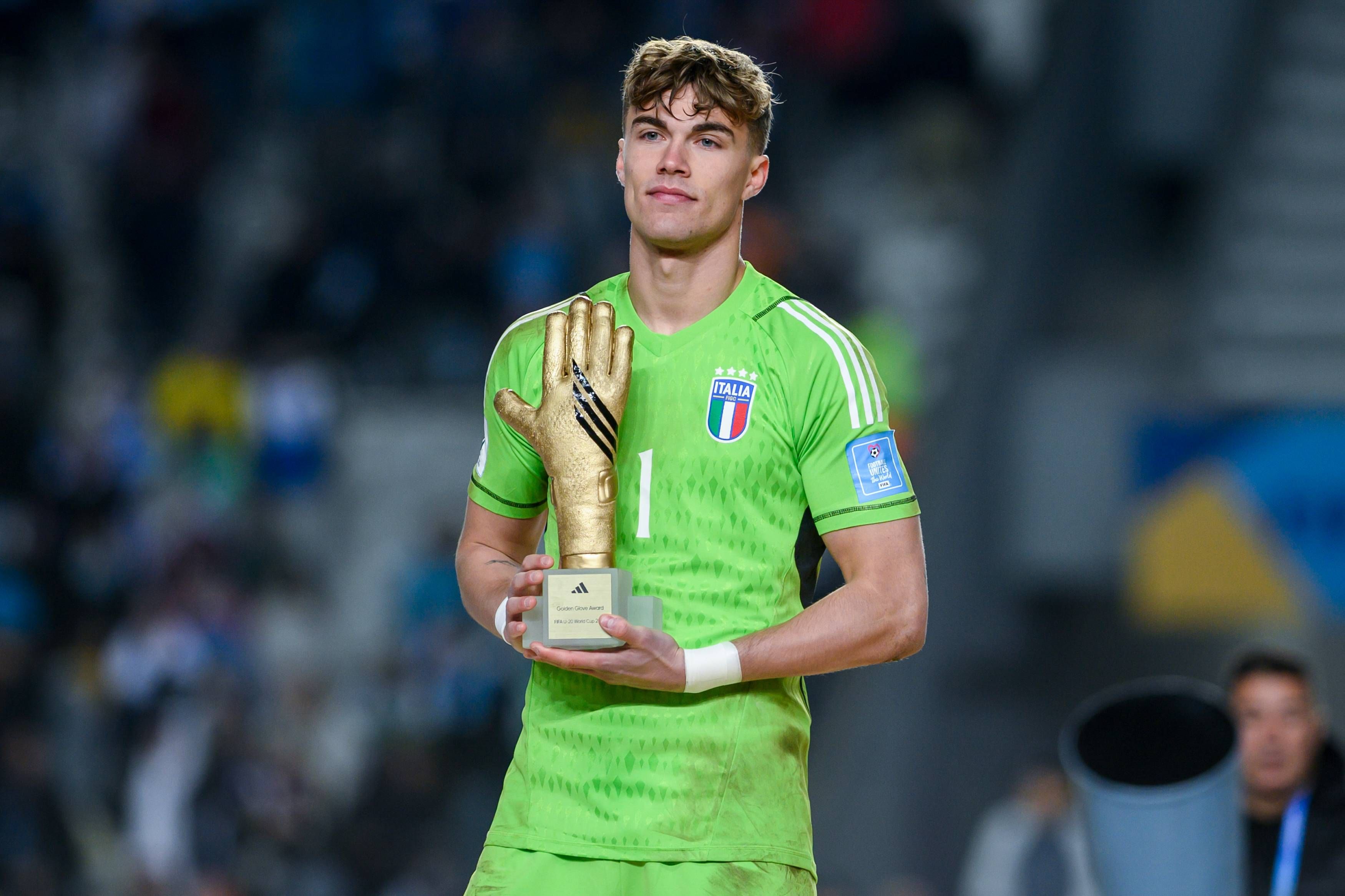 Desplanches, con el guante de oro del Mundial sub 20 (Foto: Cordon Press).