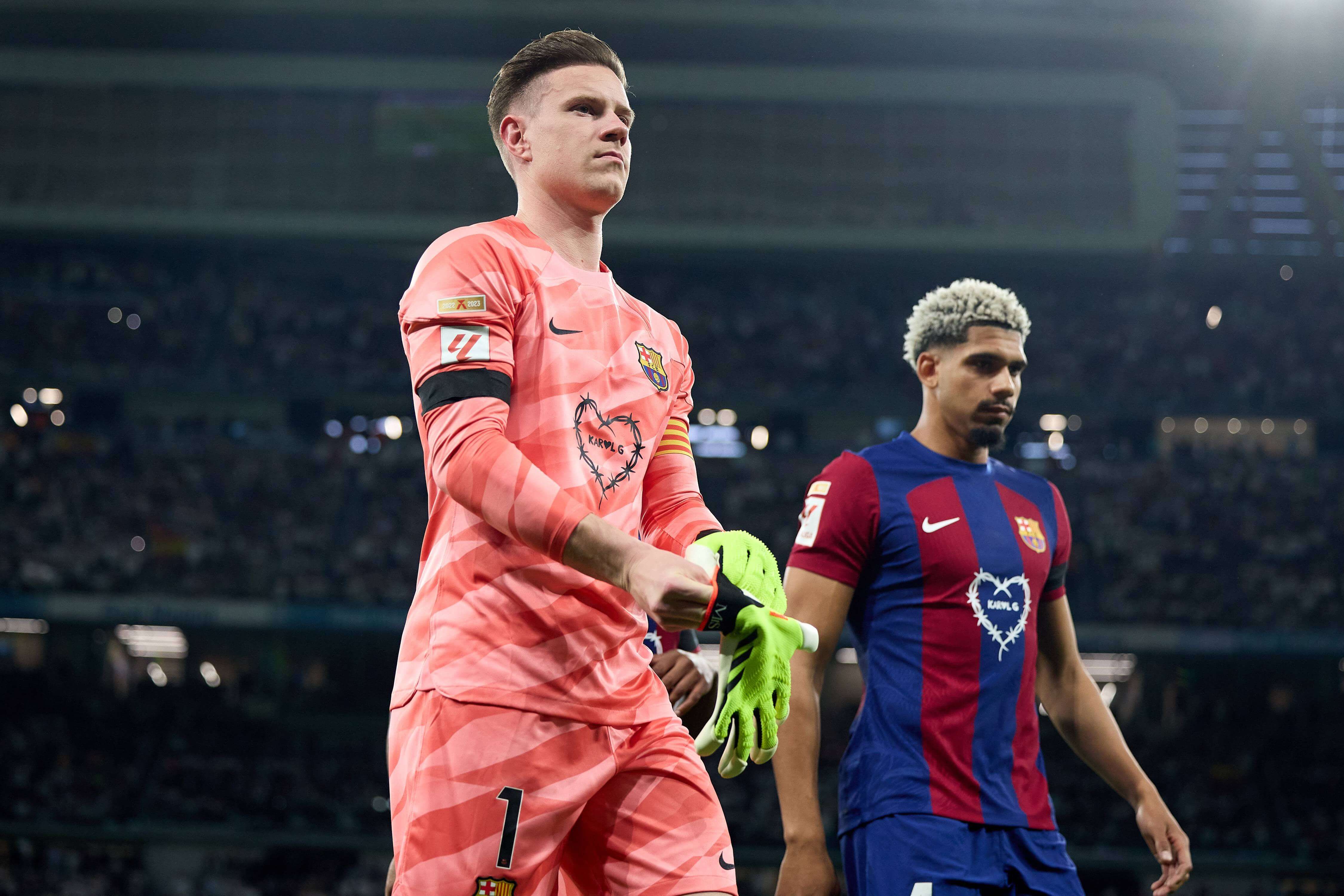  Ter Stegen, en un partido del Barcelona (FOTO: Cordón Press).