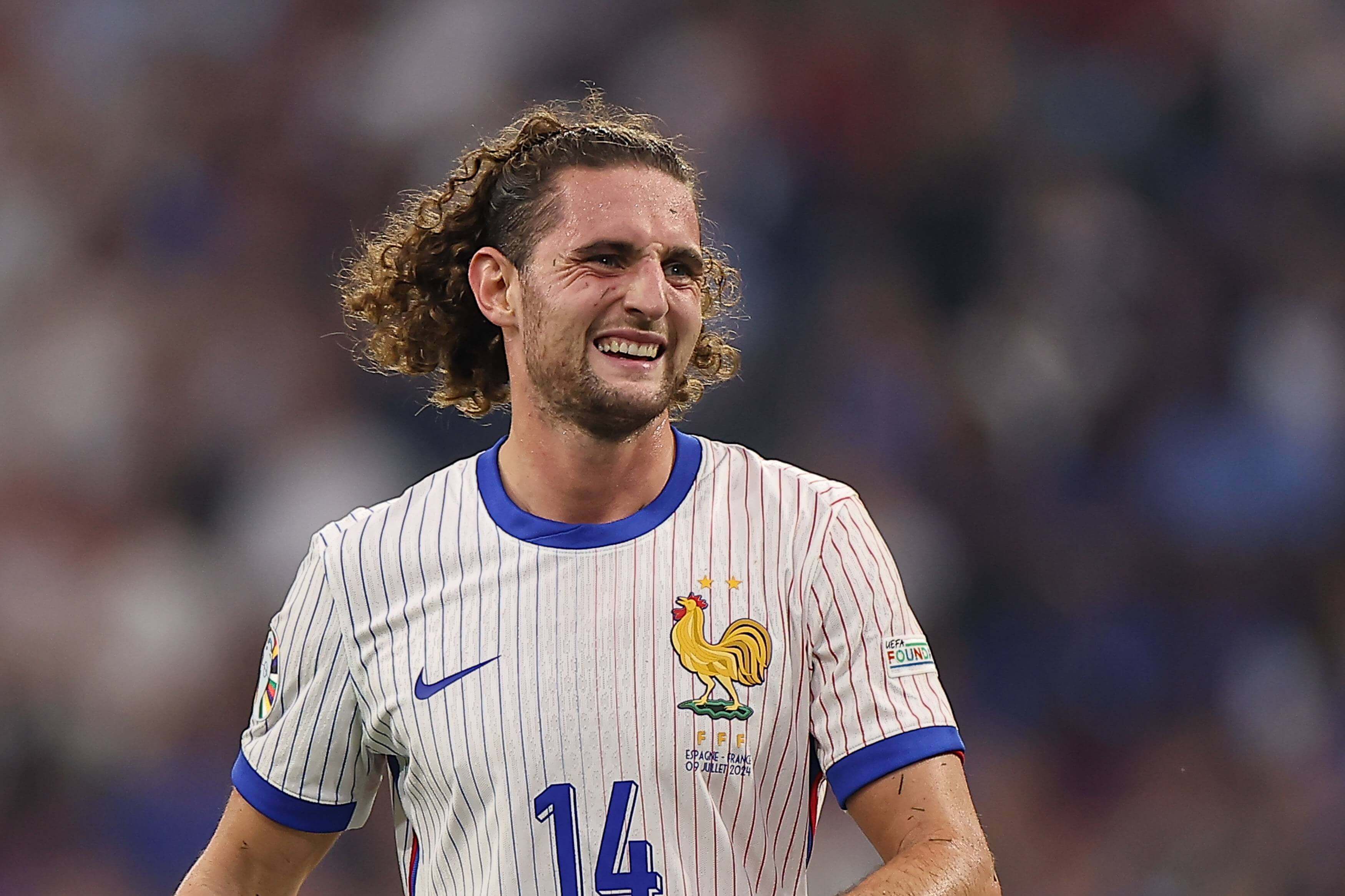  Rabiot, en un partido con Francia en la Eurocopa