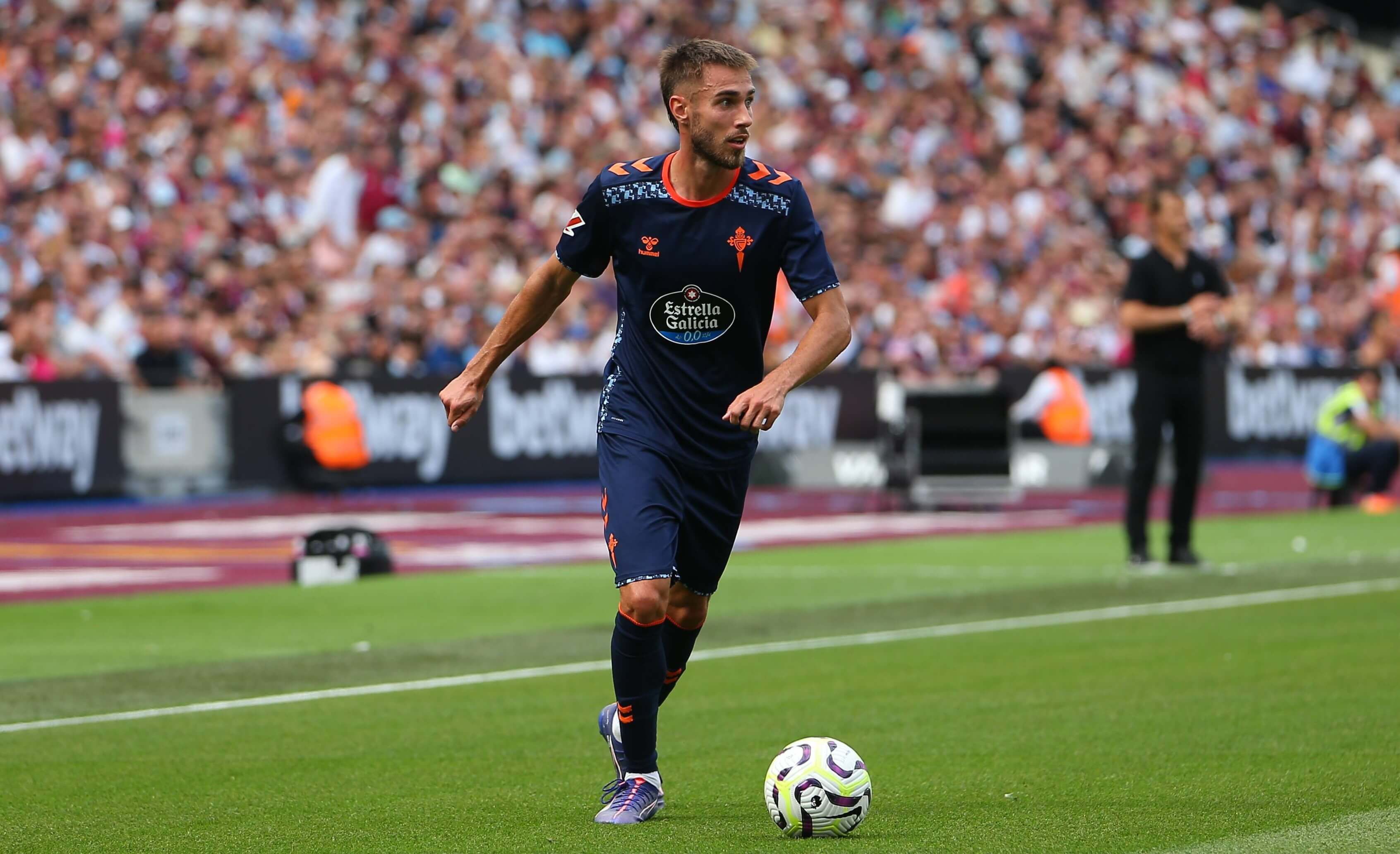  Óscar Mingueza, con el Celta.