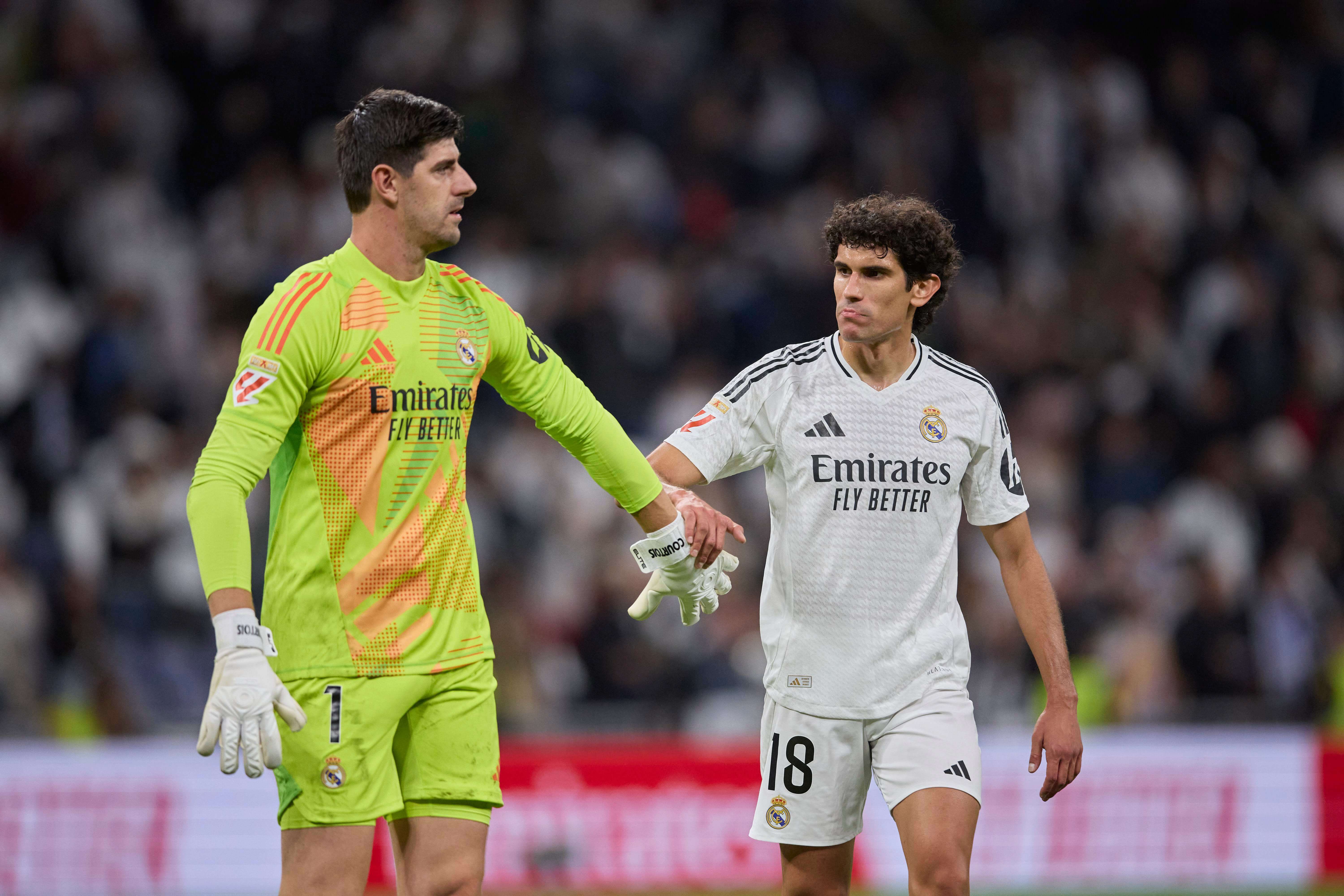  Jesús Vallejo junto a Thibaut Courtois (Cordon Press)