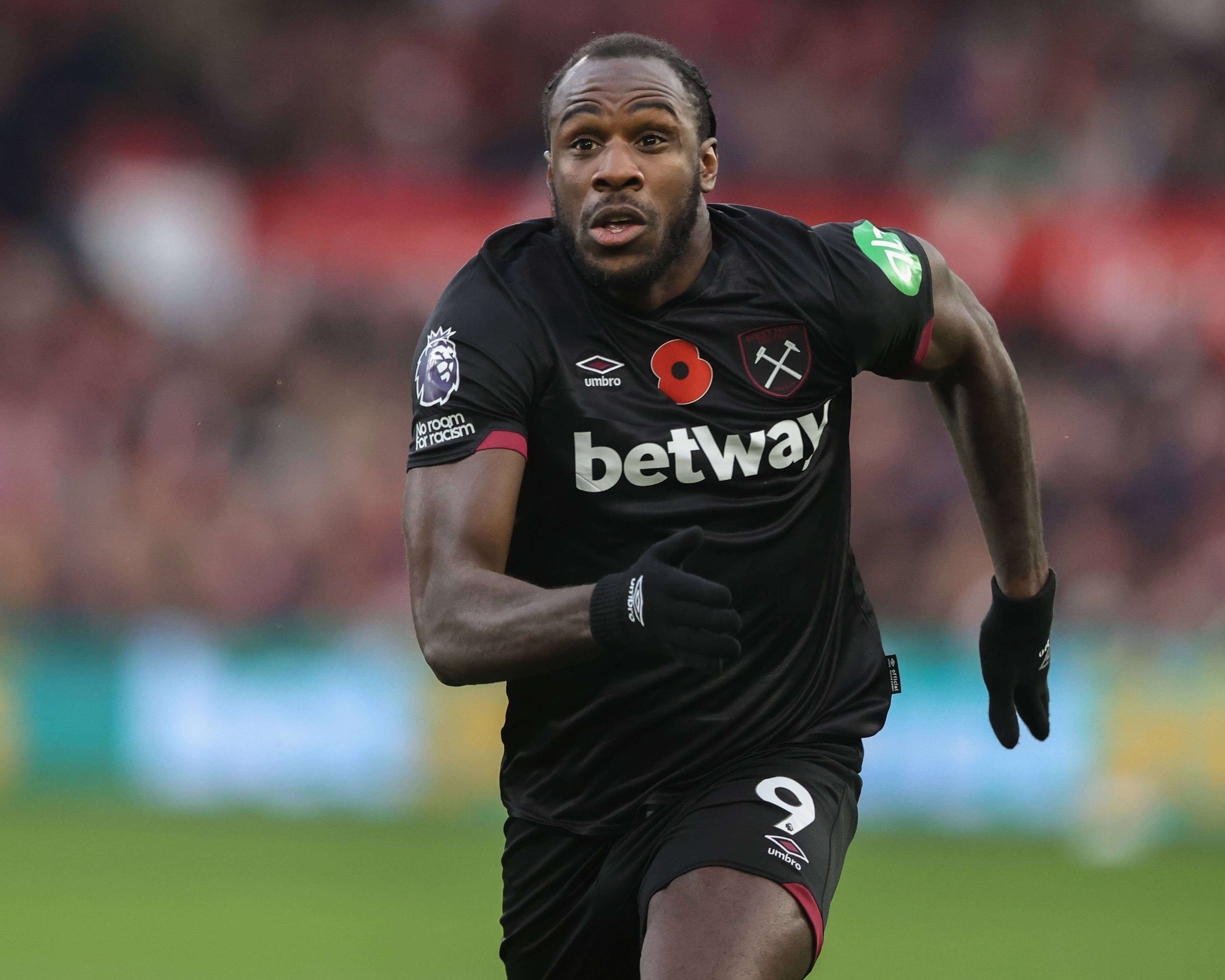 Michail Antonio, jugador del West Ham.