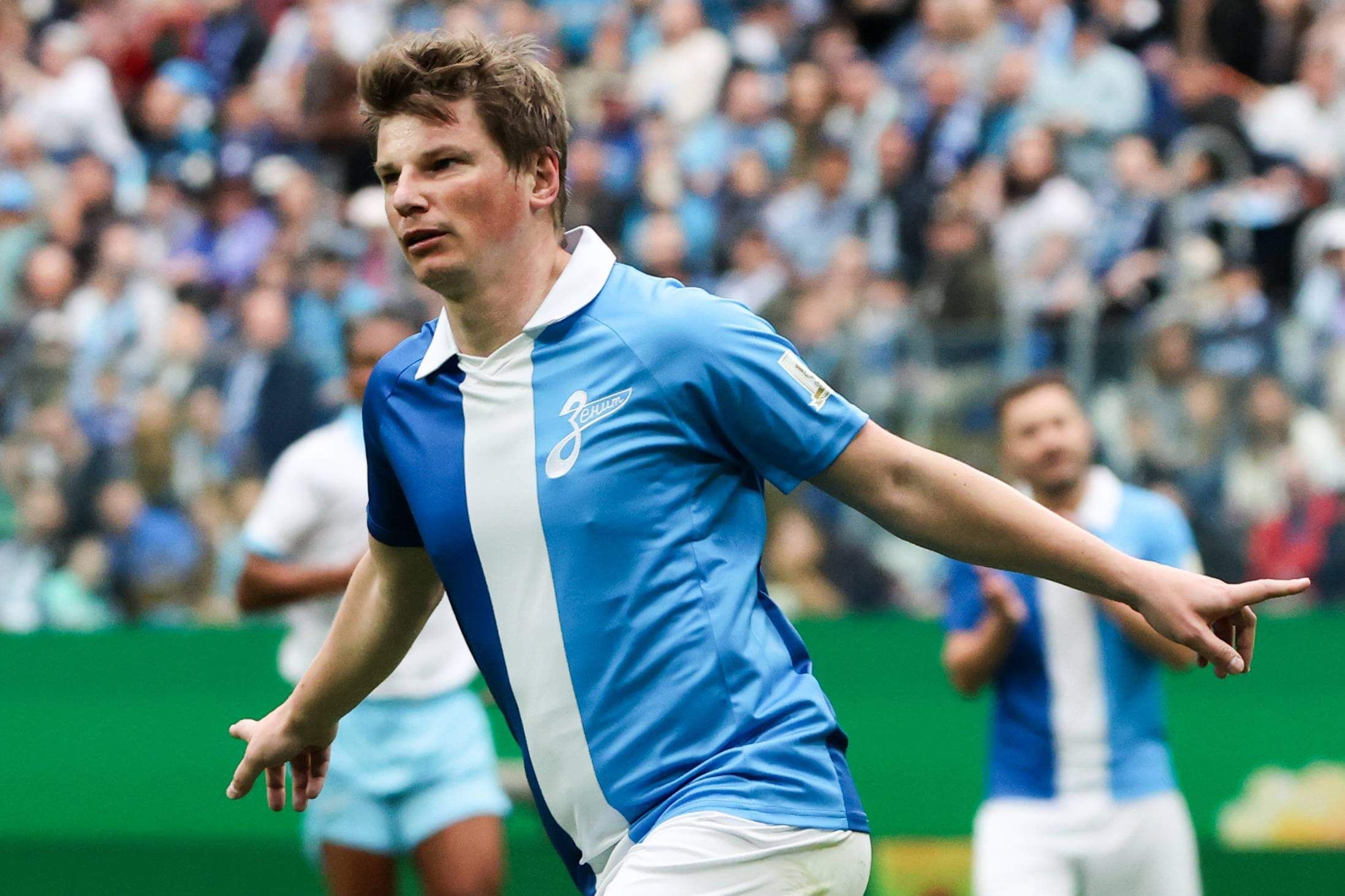  Arshavin, con el Zenit