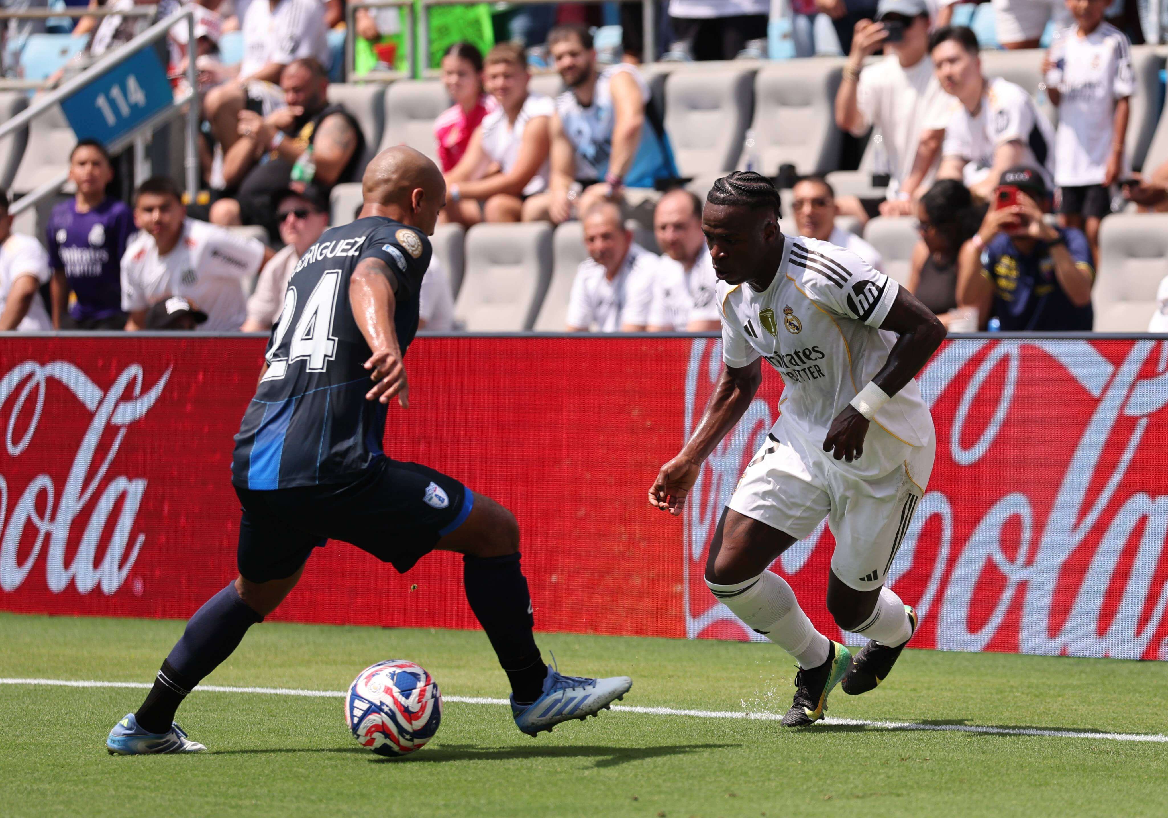  Vinicius Jr en el partido ante Pachuca