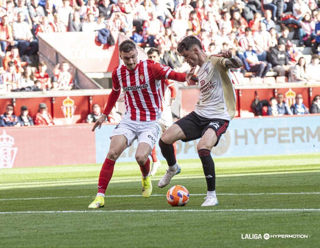 Nikola Maras, en un partido del Sporting (FOTO: LALIGA).