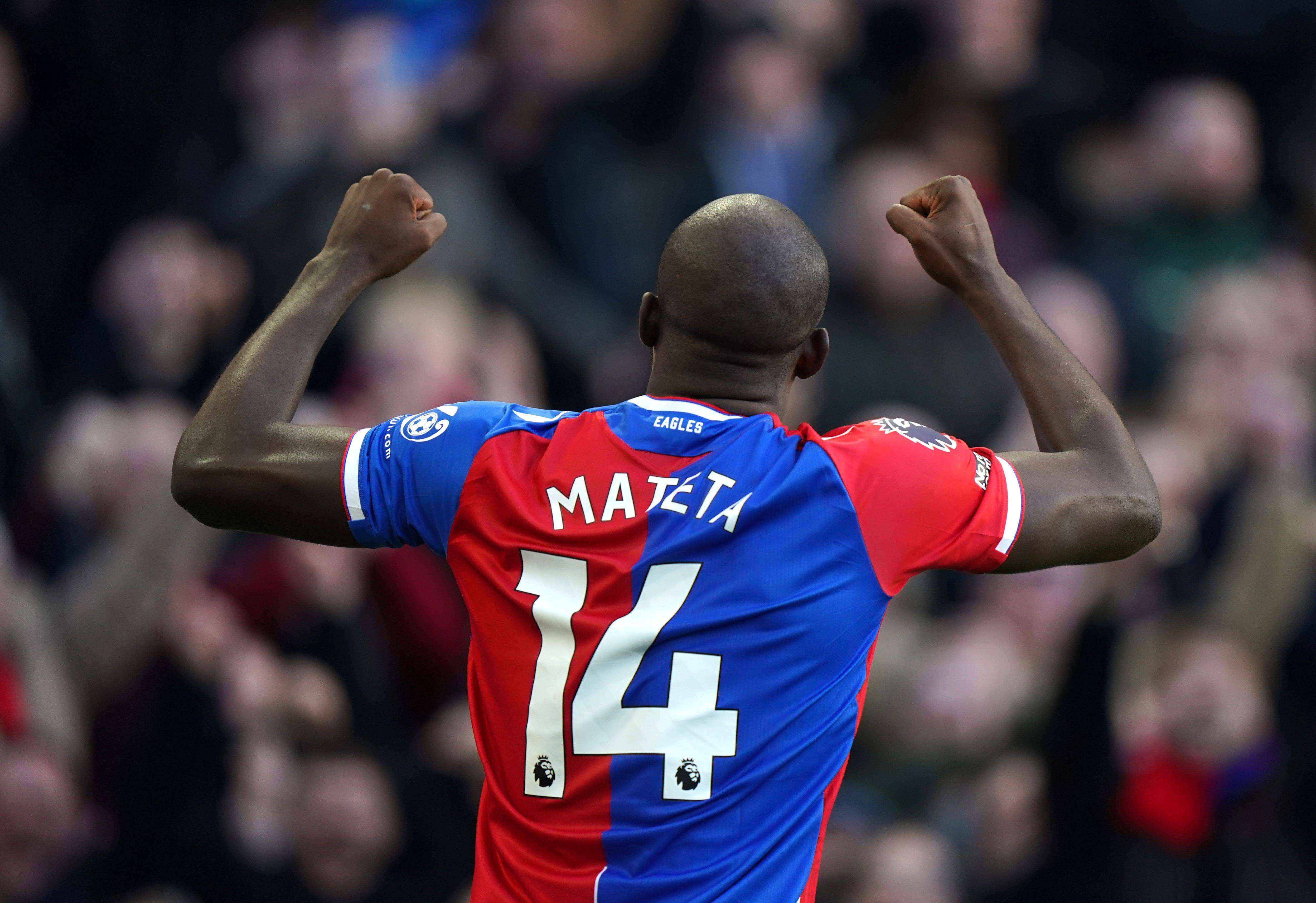  Mateta, con el Crystal Palace.