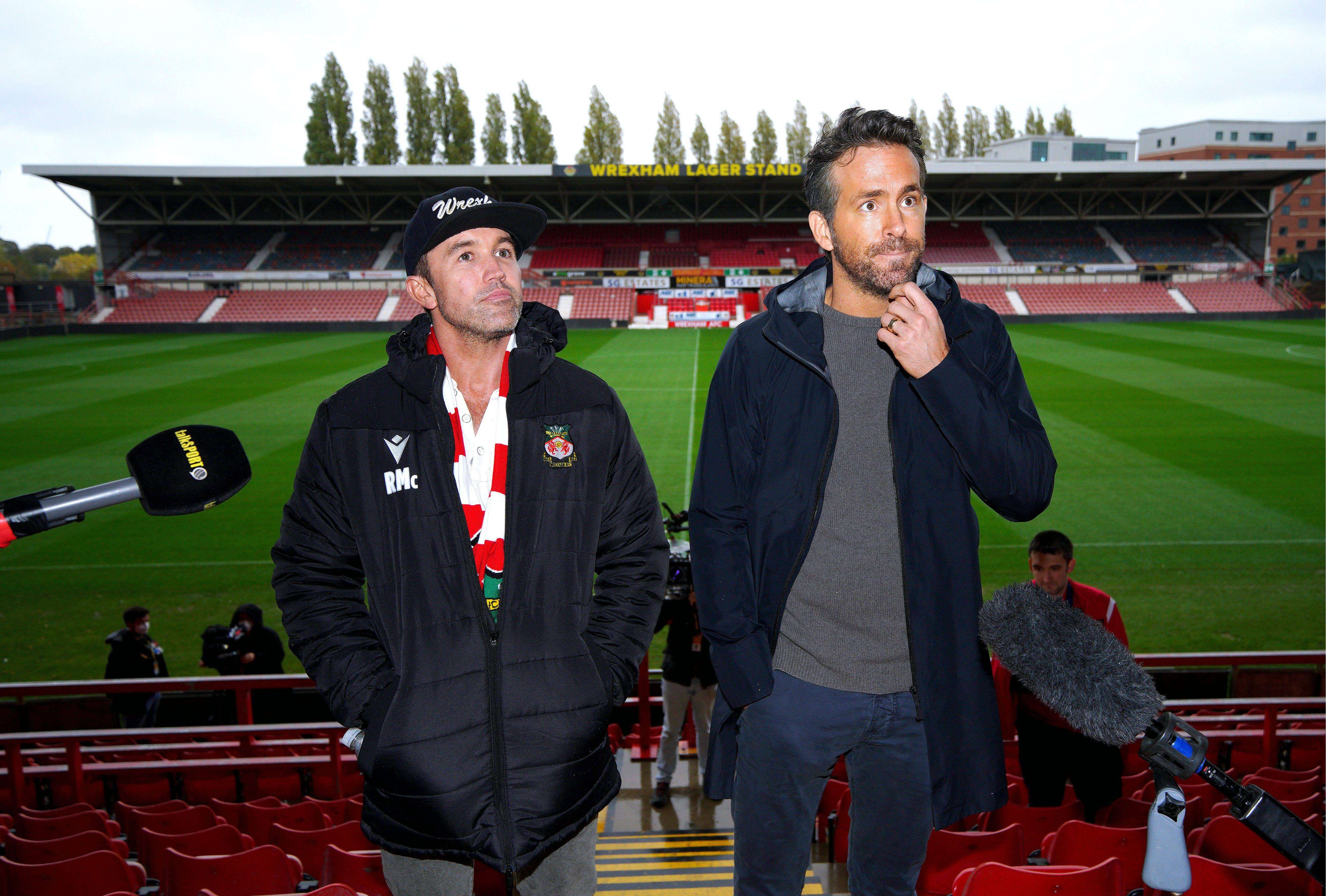  Rob McElhenney y Ryan Reynolds, propietario del Wrexham (Cordon Press)