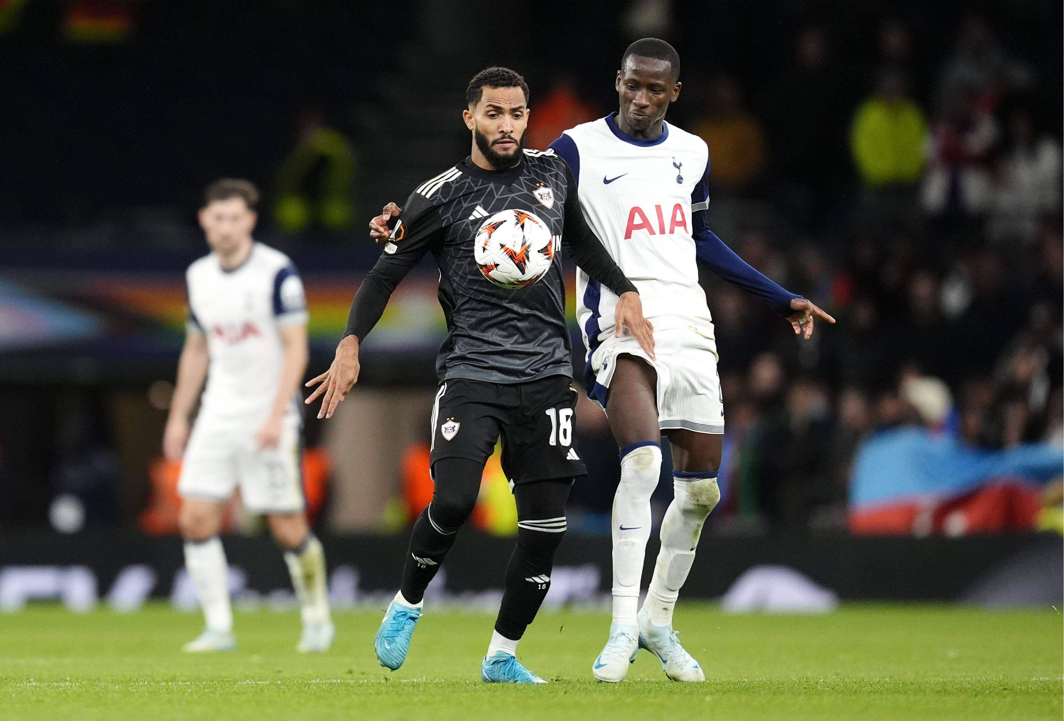 Juninho, jugador del Qarabag FK, rival que visita este miércoles al Athletic Club en San Mamés.