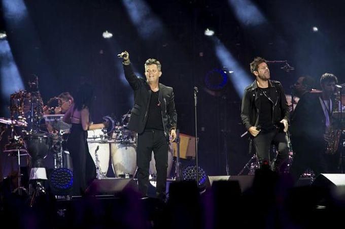 Alejandro Sanz en un reciente concierto.