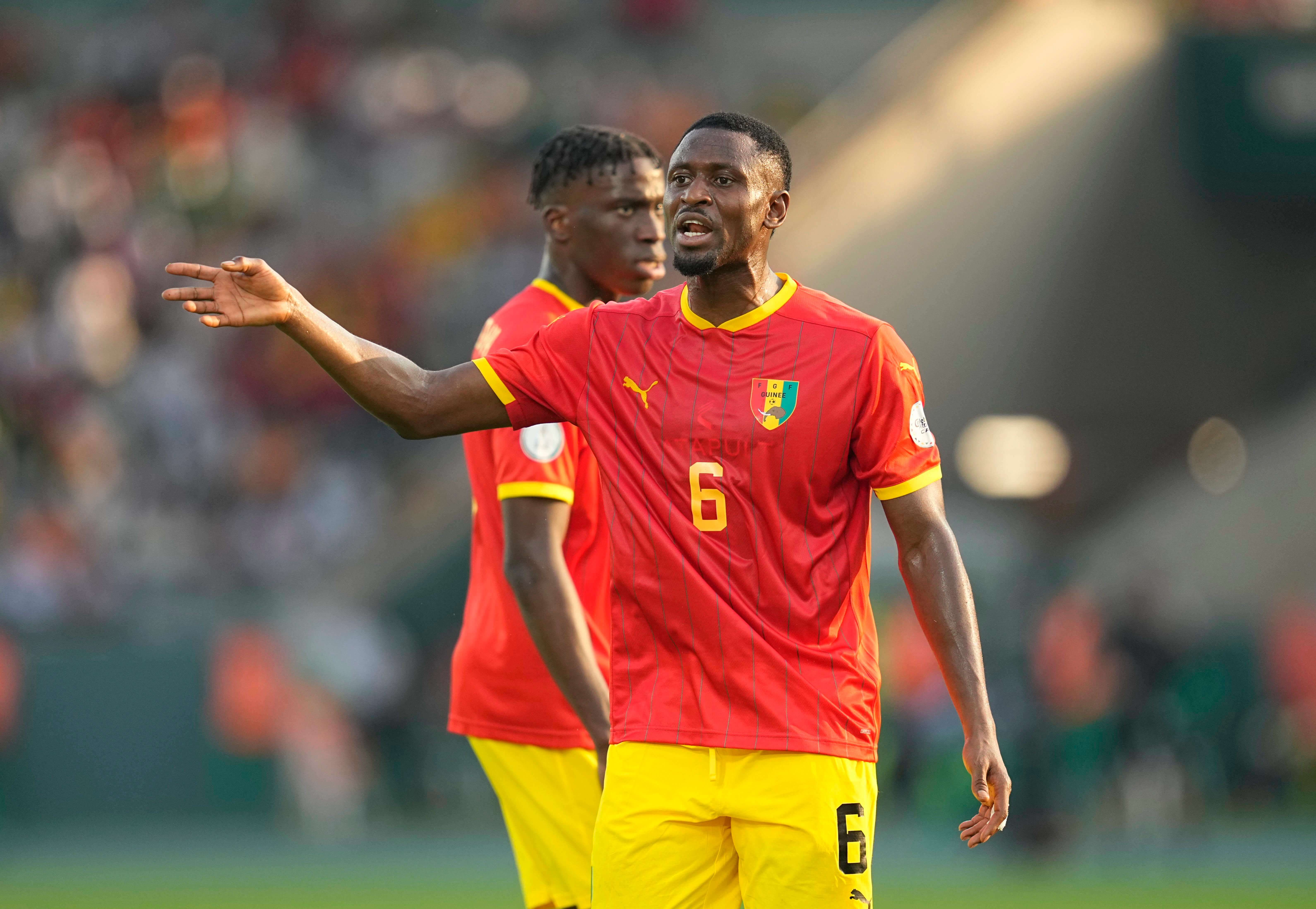  Amadou Diawara, en un partido con Guinea.