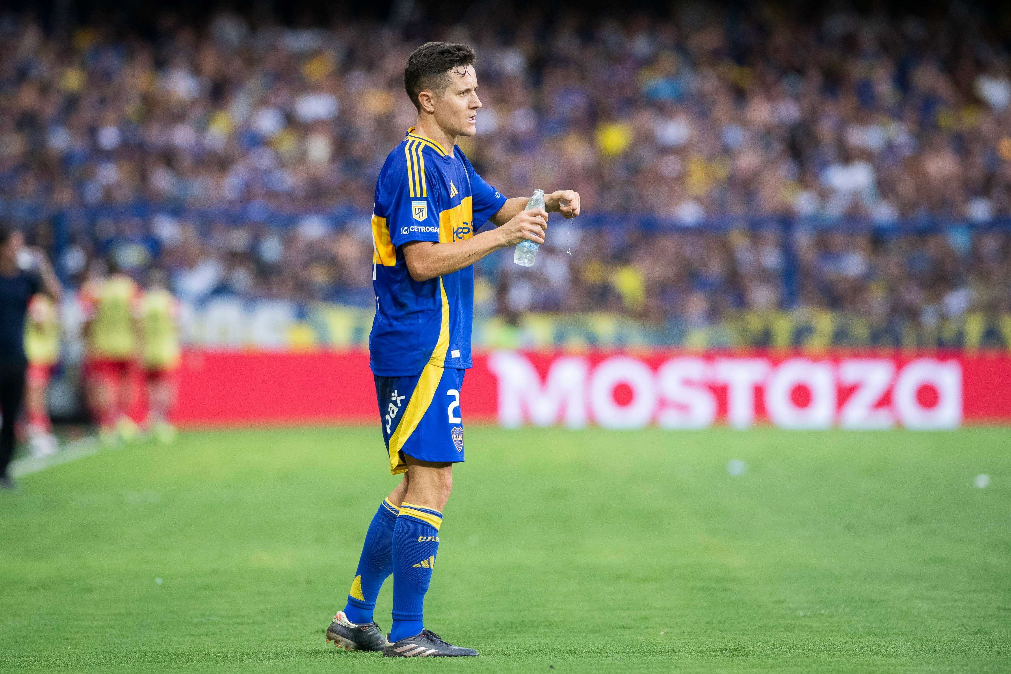  Ander Herrera, en uno de sus primeros partidos con Boca Juniors.