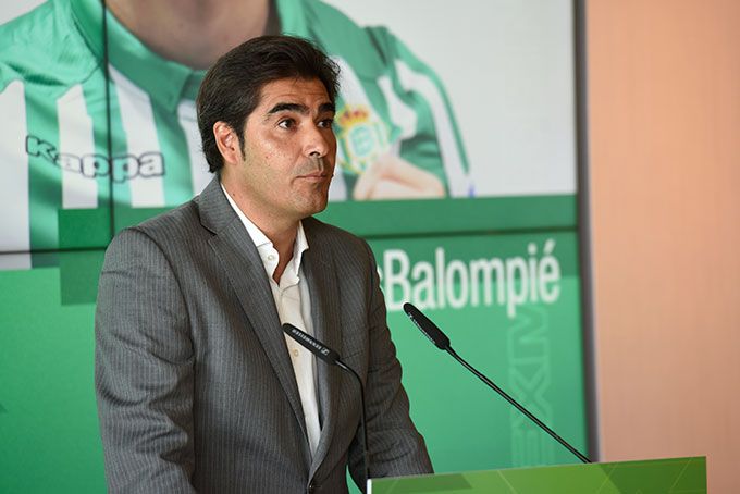 Ángel Haro, presidente del Real Betis.