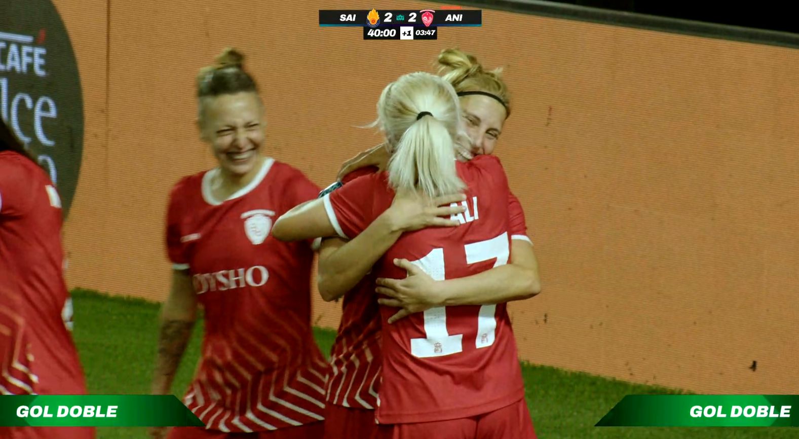  Auxi celebra su tercer tanto en la Queens League