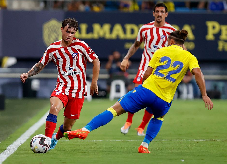 Sergio Díez, en el Cádiz-Atlético de Madrid (Foto: ATM).