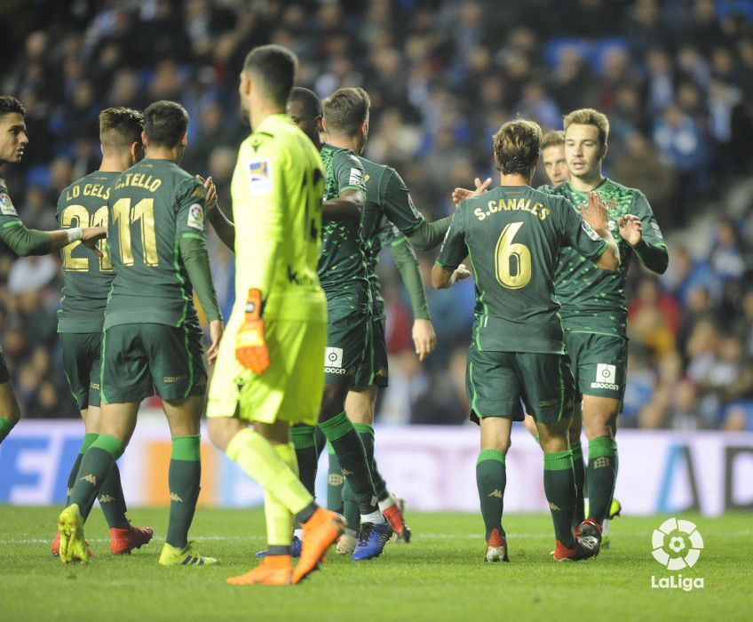  Canales anotó el 0-1 para el Betis