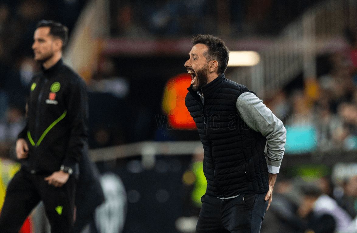  Carlos Corberán en Mestalla
