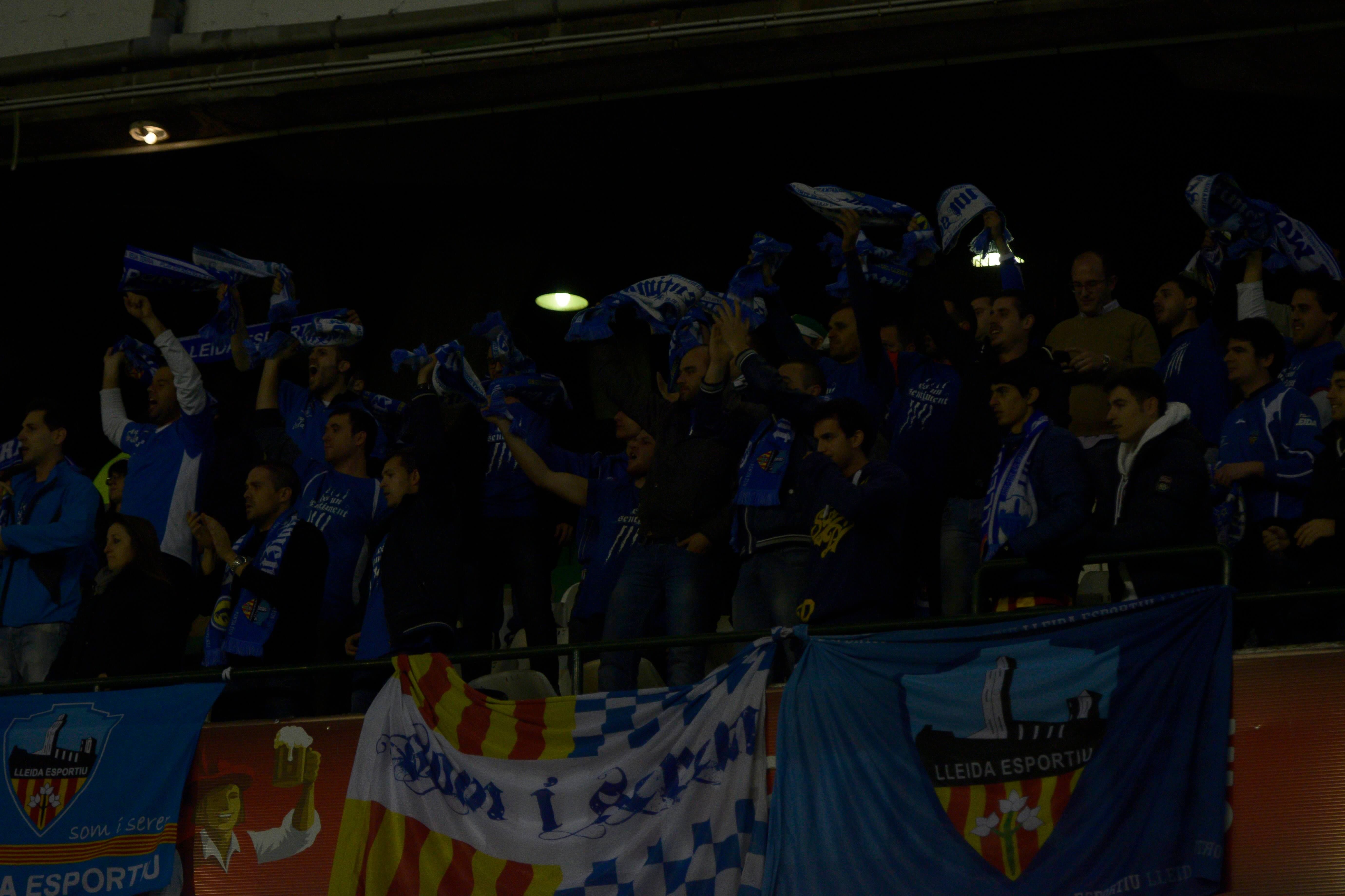  La afición del Lleida