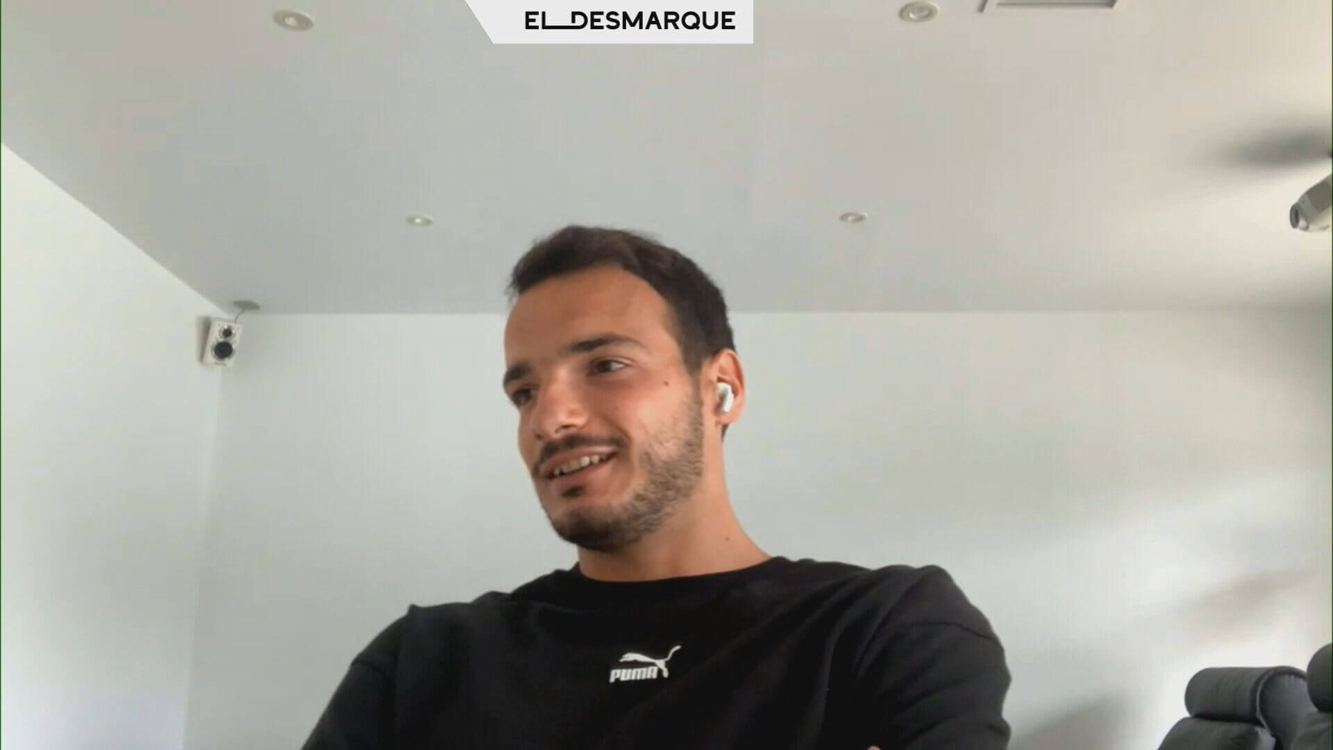 Pedro Chirivella, en el Twitch de ElDesmarque.