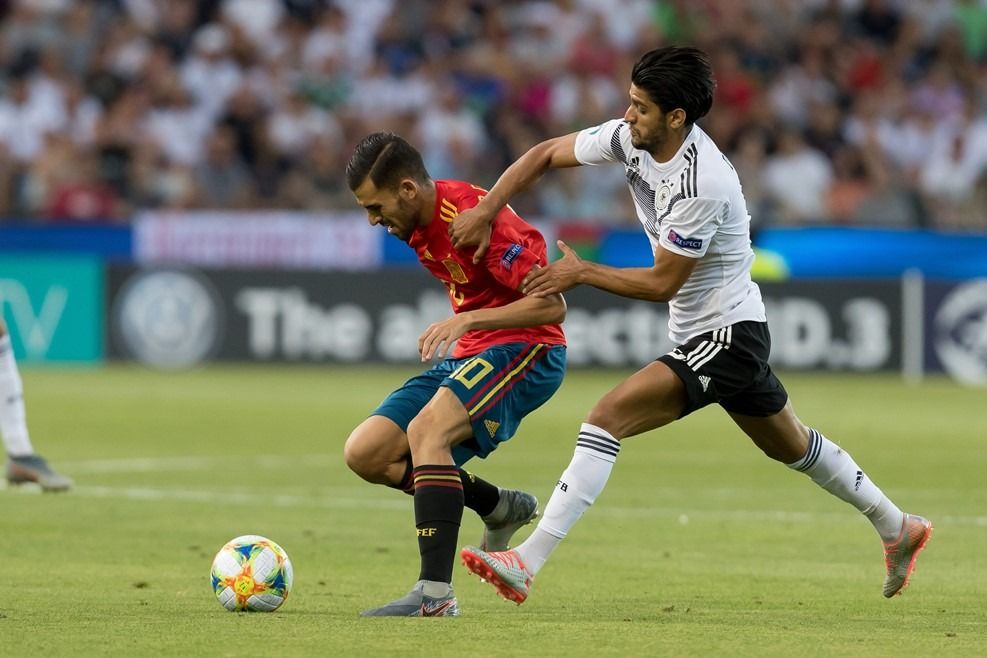 Dani Ceballos, en la final ante Alemania.