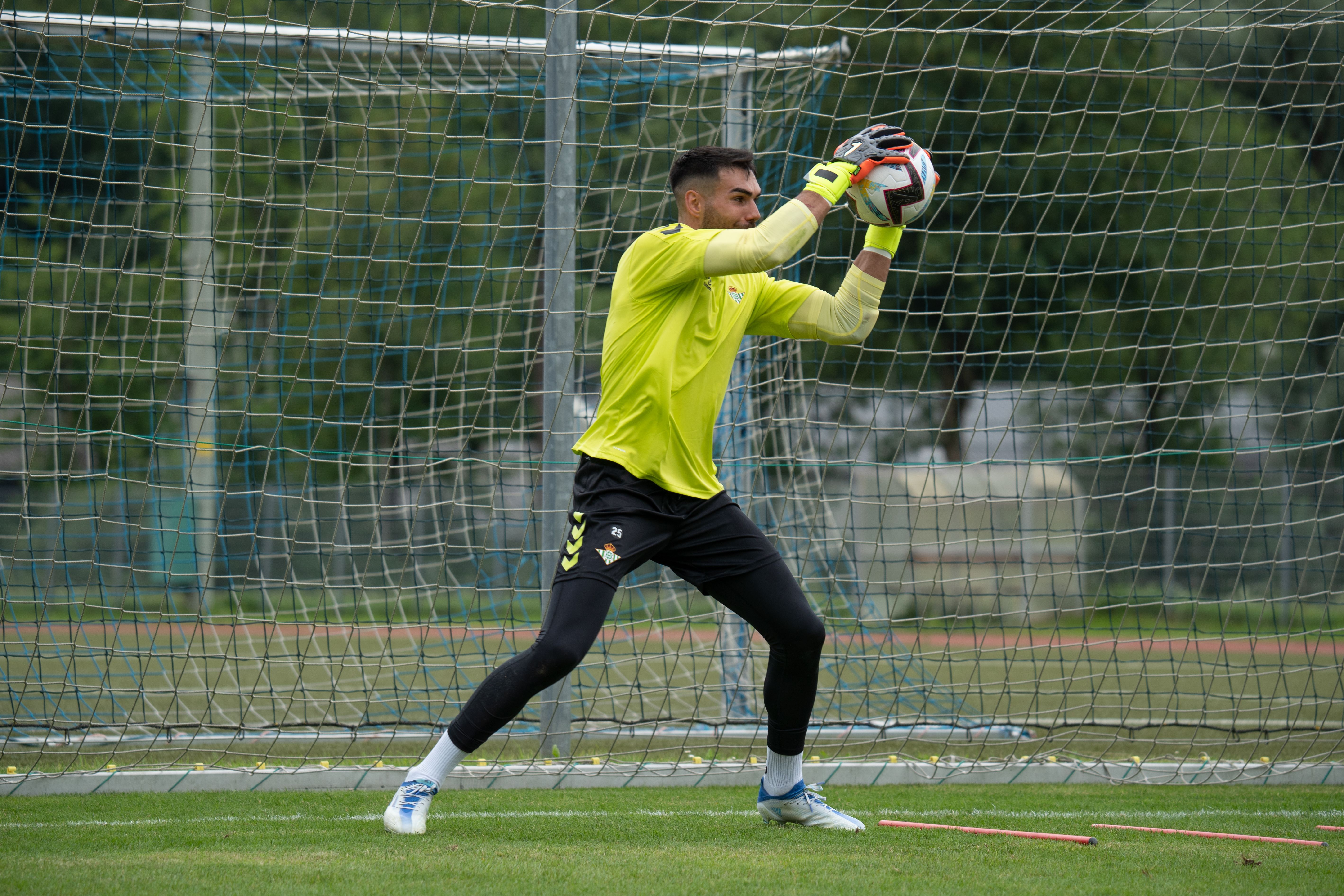Dani Martín con el Betis en Austria
