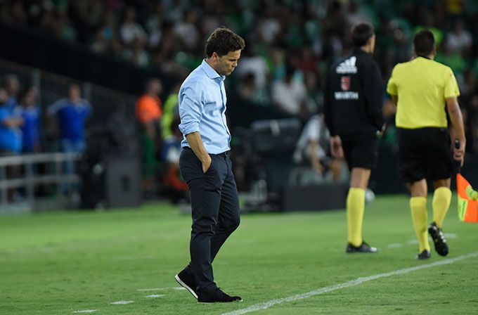  Rubi, en su debut en el Villamarín.