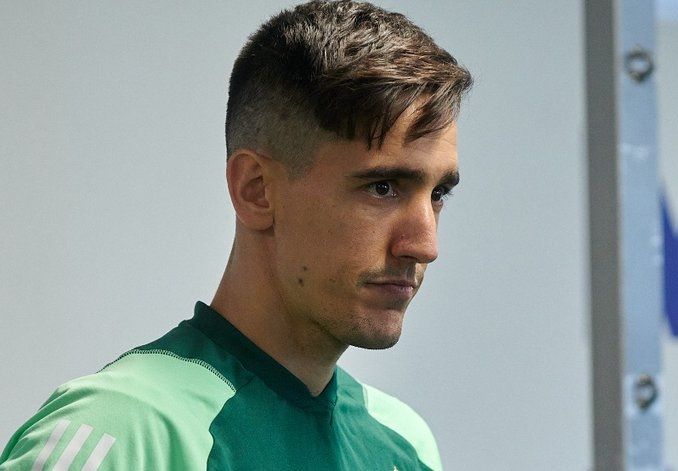  Edgar Badía en su primer día como jugador del Real Zaragoza.