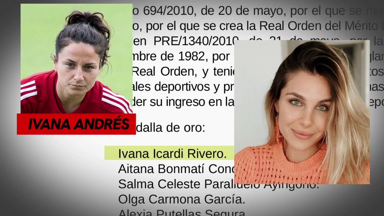  El Gobierno confunde a Ivana Andrés con Ivana Icardi, hermana de Mauro: pifia en la medalla de oro