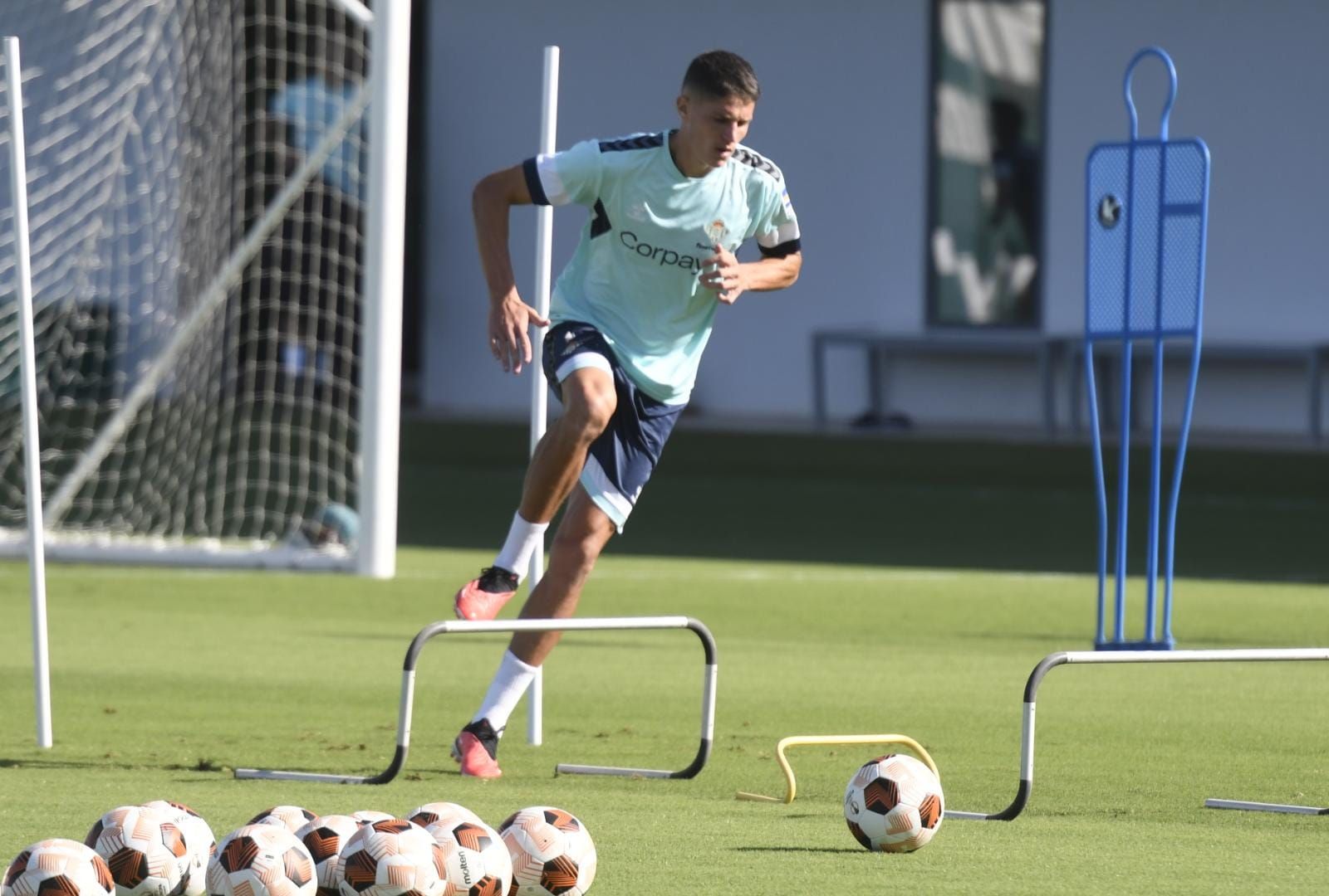  Altimira, en el entrenamiento de este lunes.