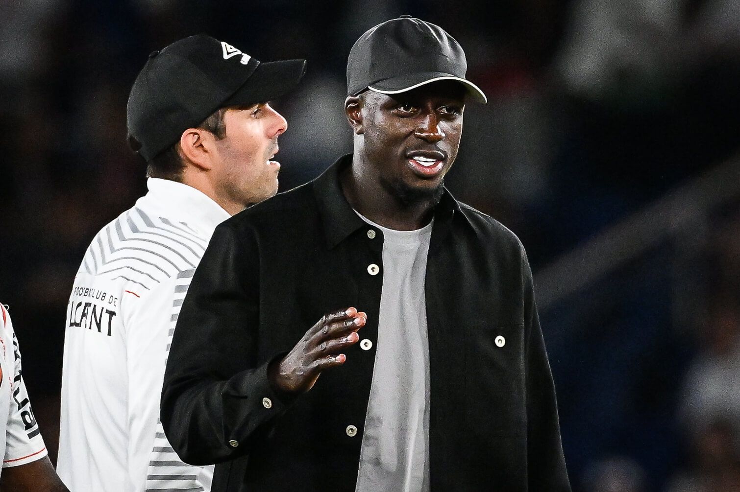  Benjamin Mendy, en un partido del Lorient en Francia.