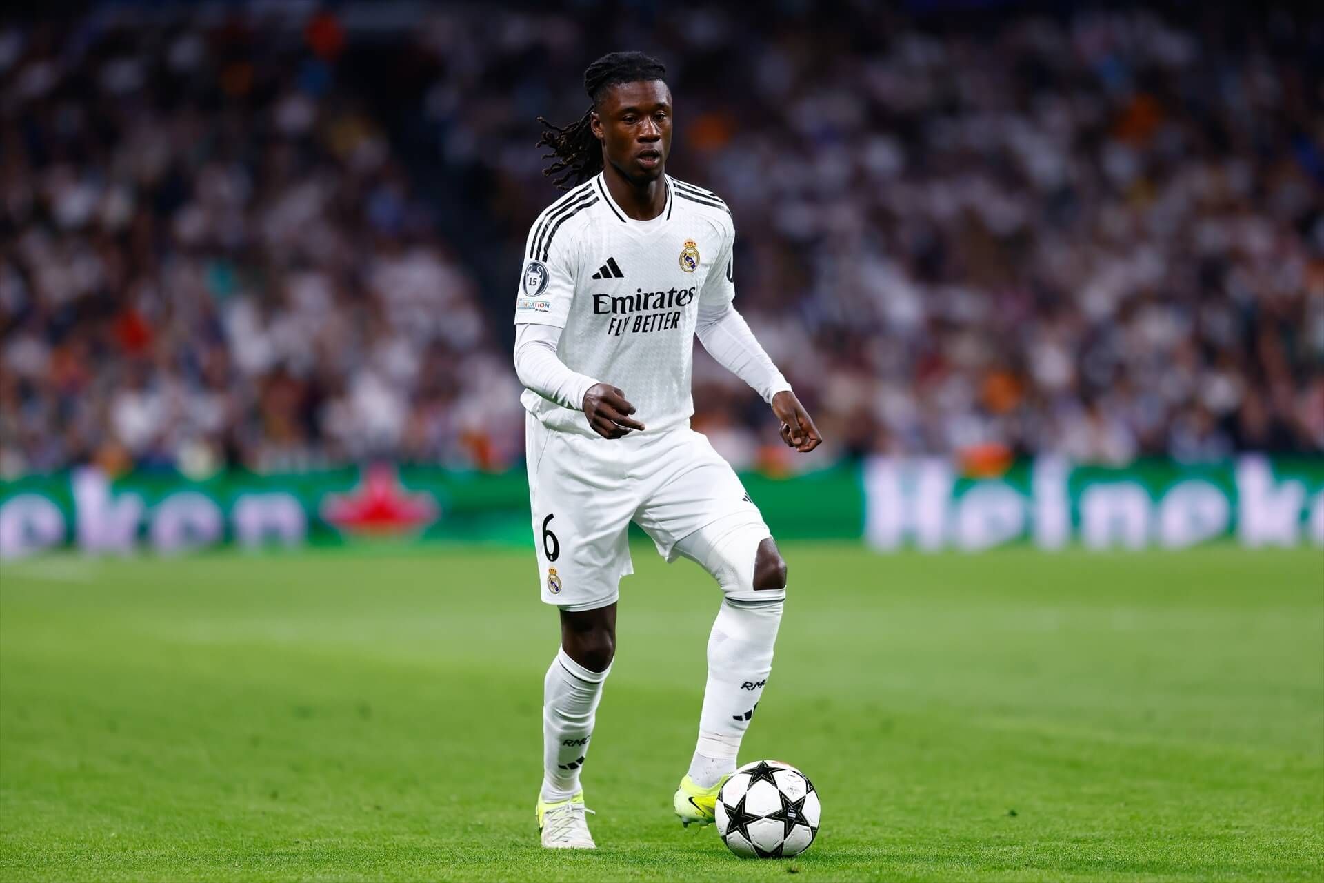  Camavinga en el partido ante el Borussia de Champions