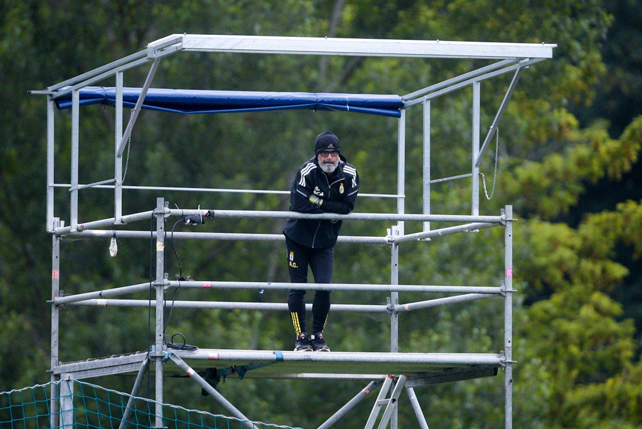  Álvaro Cervera, en un entrenamiento.