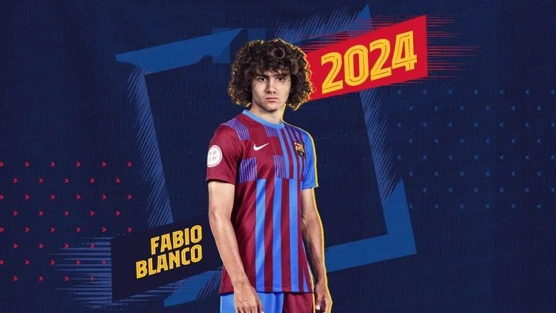  Fabio Blanco, nuevo jugador del Barcelona B.