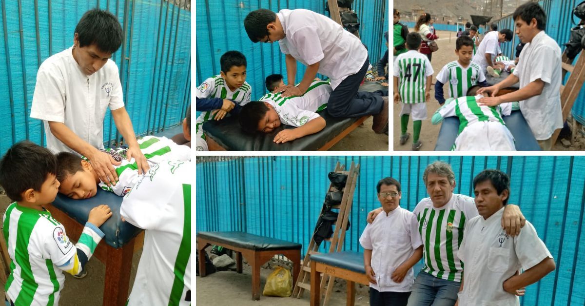  Fisioterapeutas ciegos del Betis Perú