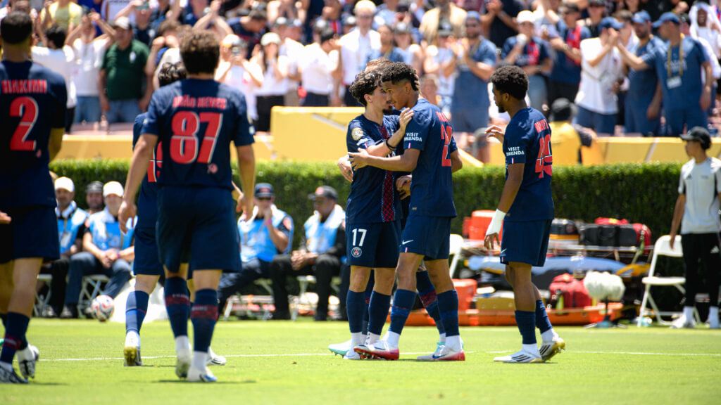  Jugadores del PSG contra el Atleti (Cordon Press)